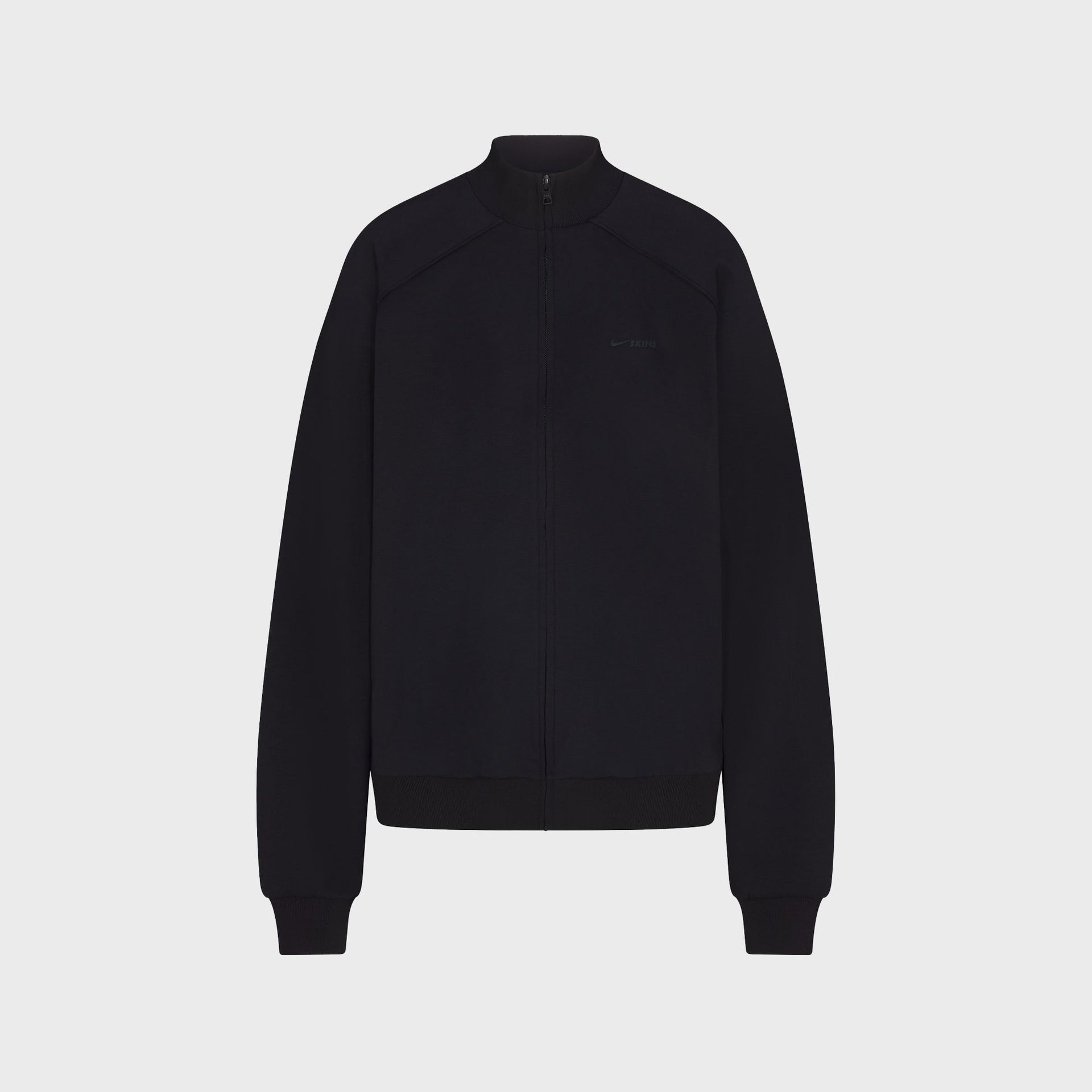 NikeSKIMS Matte Tricot Oversized Track Jacket - Obsidian