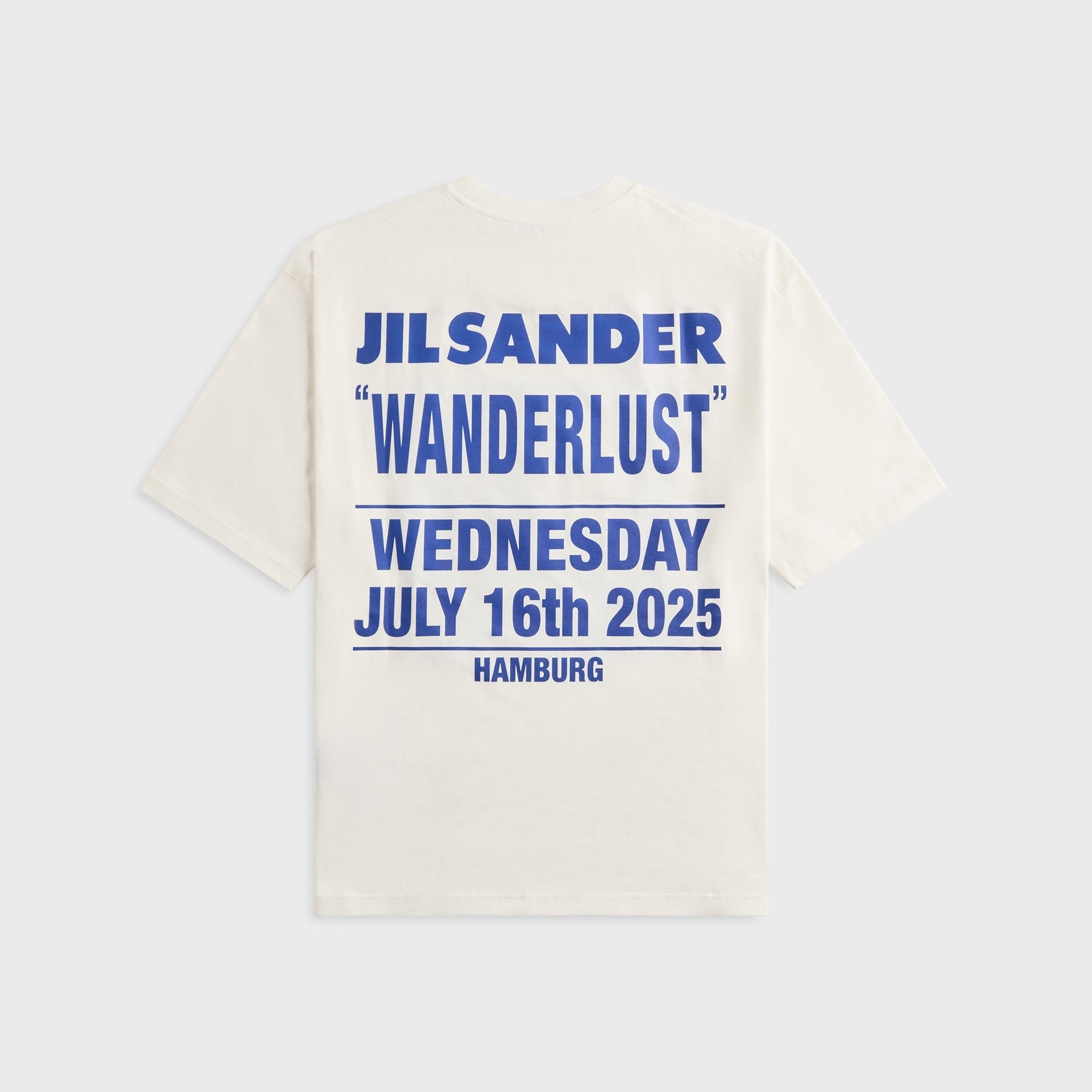 Jil Sander Wanderlust Crewneck Tee - Cold Shade Photograph