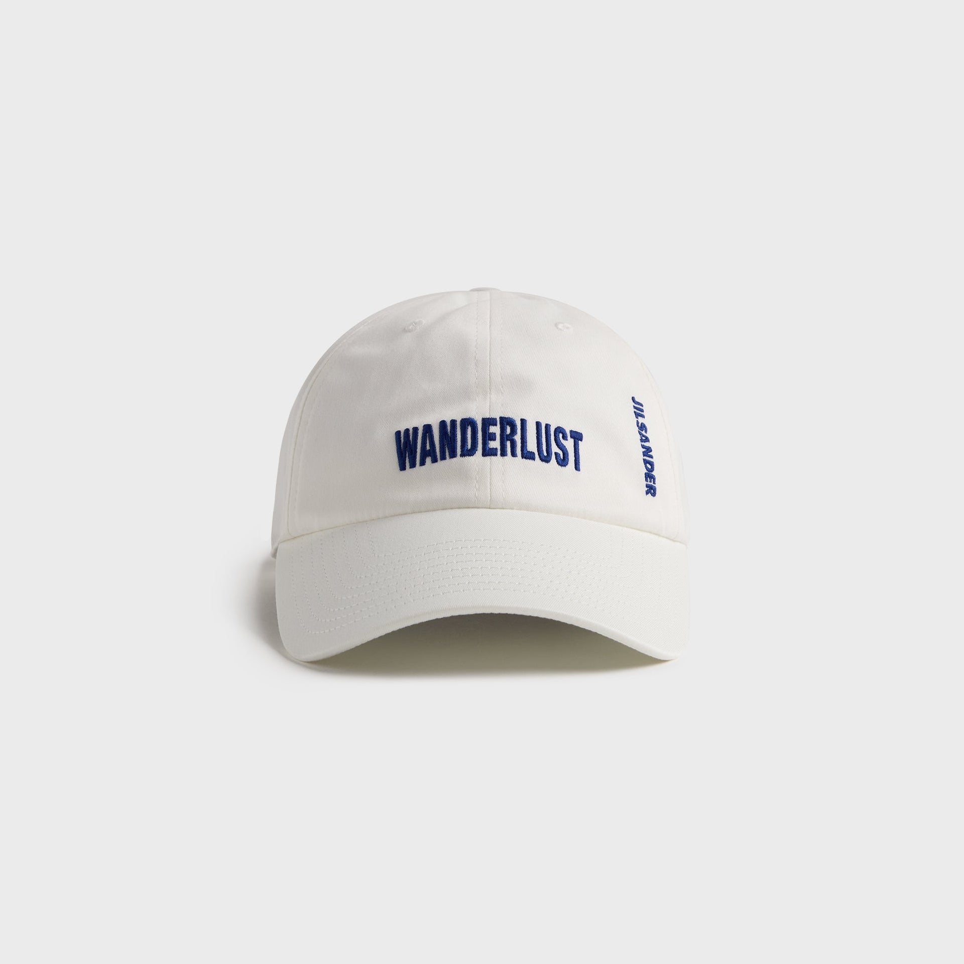 Jil Sander 23 Embroidered Cap - Chalk