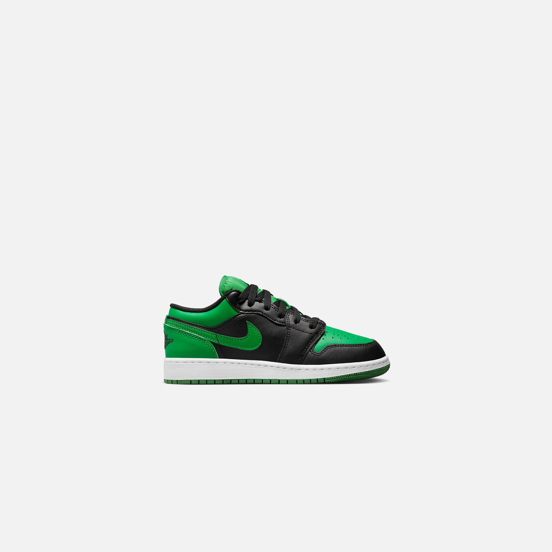 Nike Grade School Air Jordan 1 Low - Black / Lucky Green / White