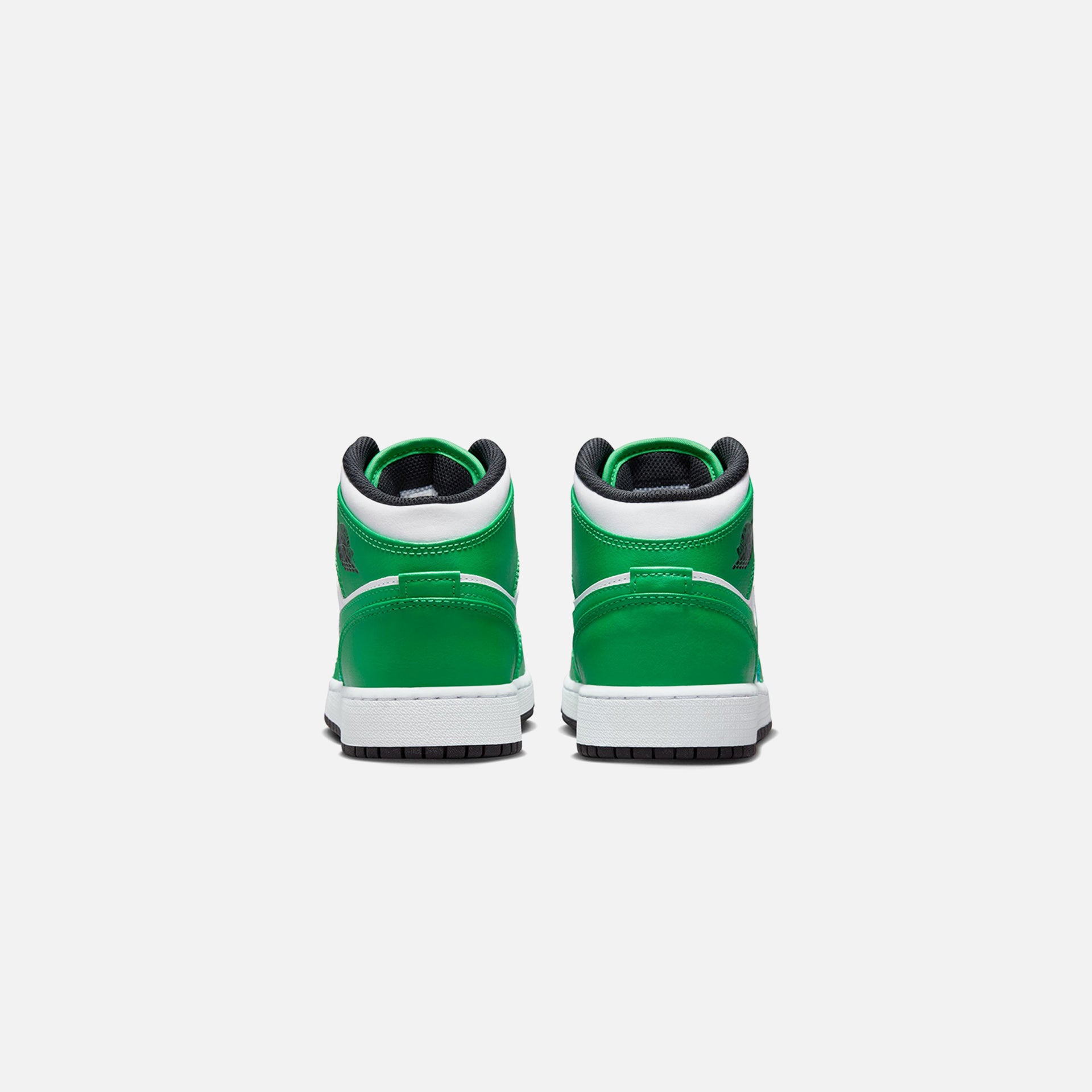 Nike Grade School Air Jordan 1 Mid - Lucky Green / Black / White