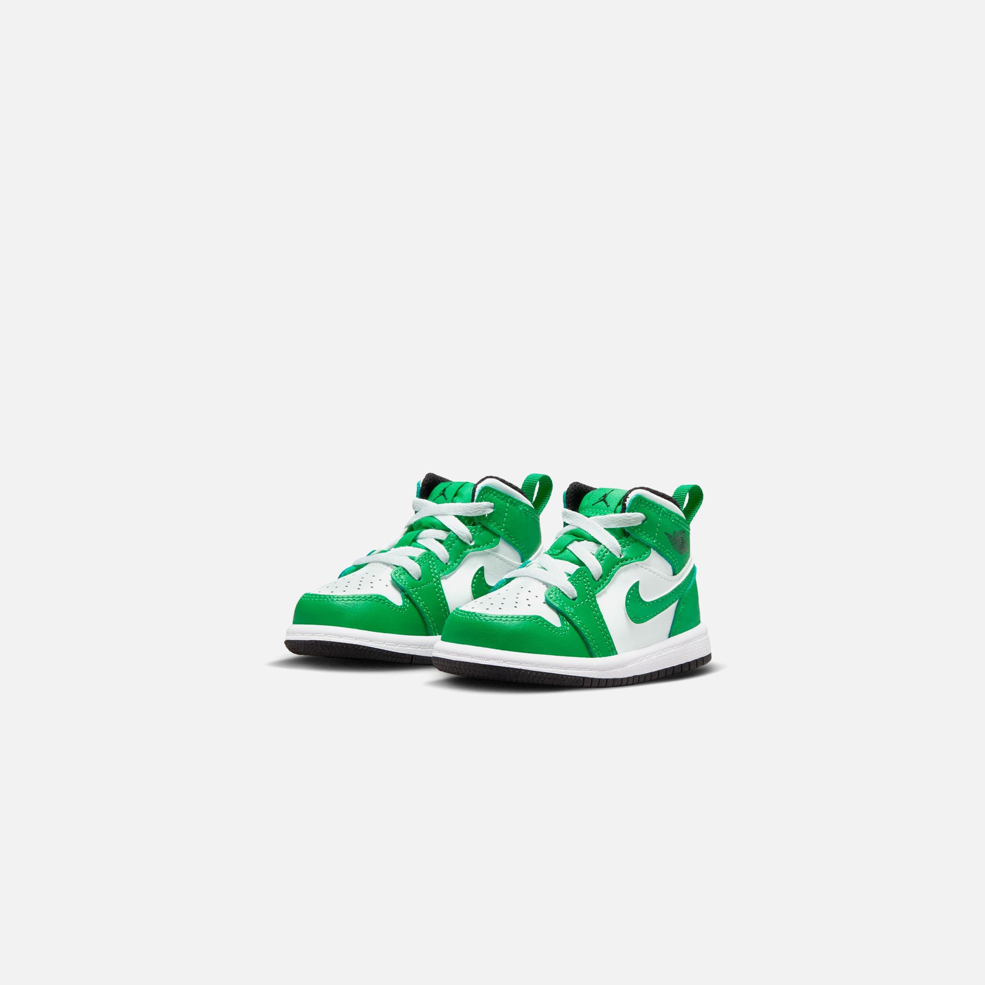 Nike Toddler Air Jordan 1 Mid - Lucky Green / Black / White