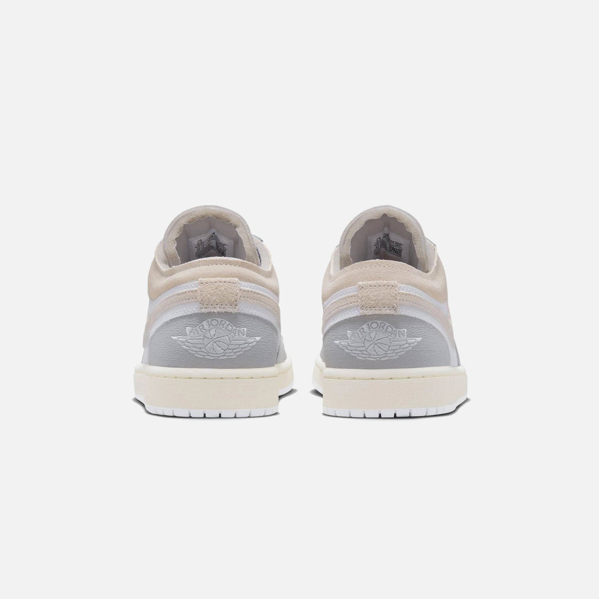 Nike Air Jordan 1 Grade School Low SE Craft - Tech Grey / Light Orewood Brown / White / Sail
