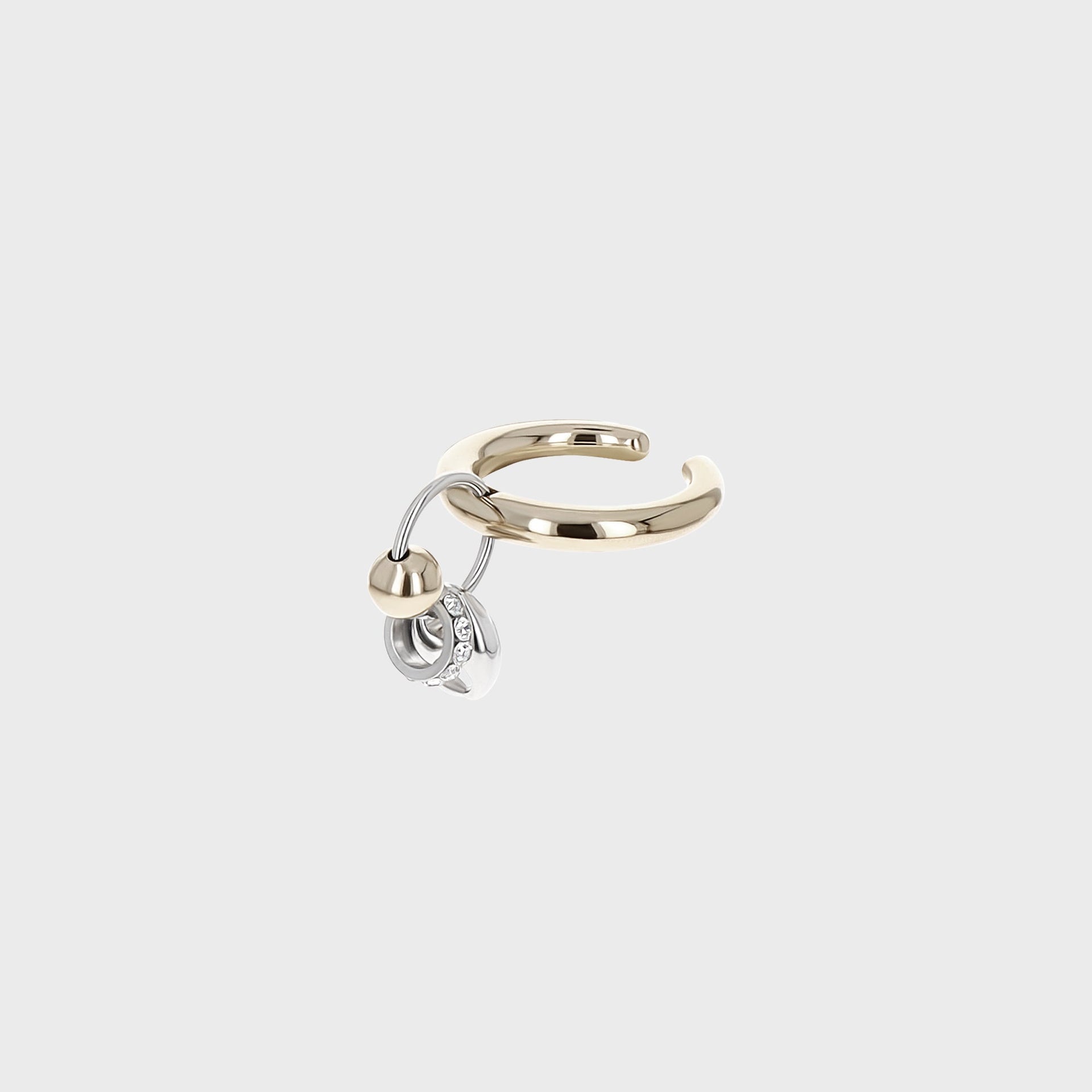 Justine Clenquet Aimee Ring - Gold / Palladium