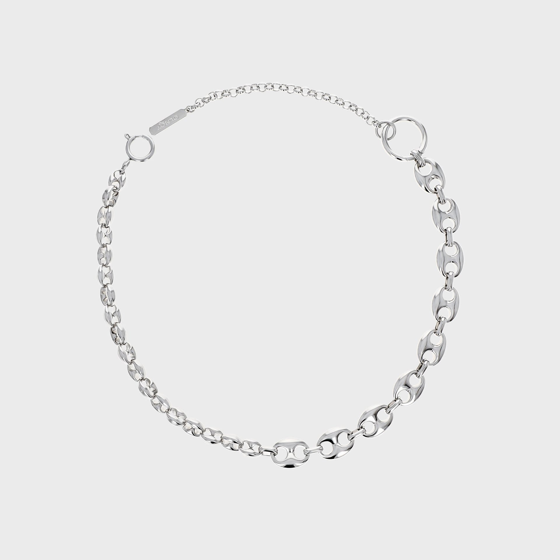 Justine Clenquet Akari Necklace - Palladium