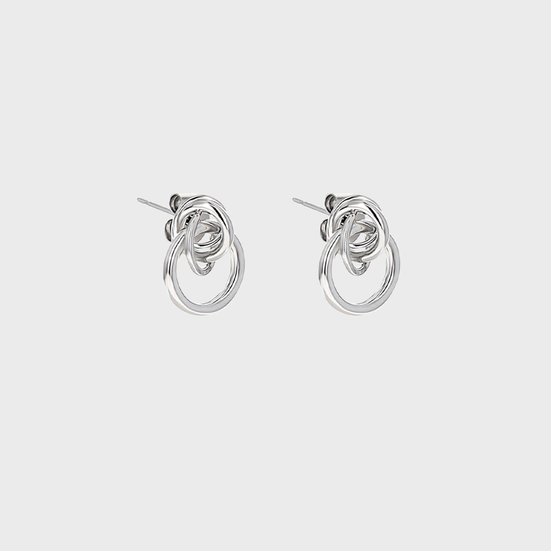 Justine Clenquet Cara Earrings - Palladium