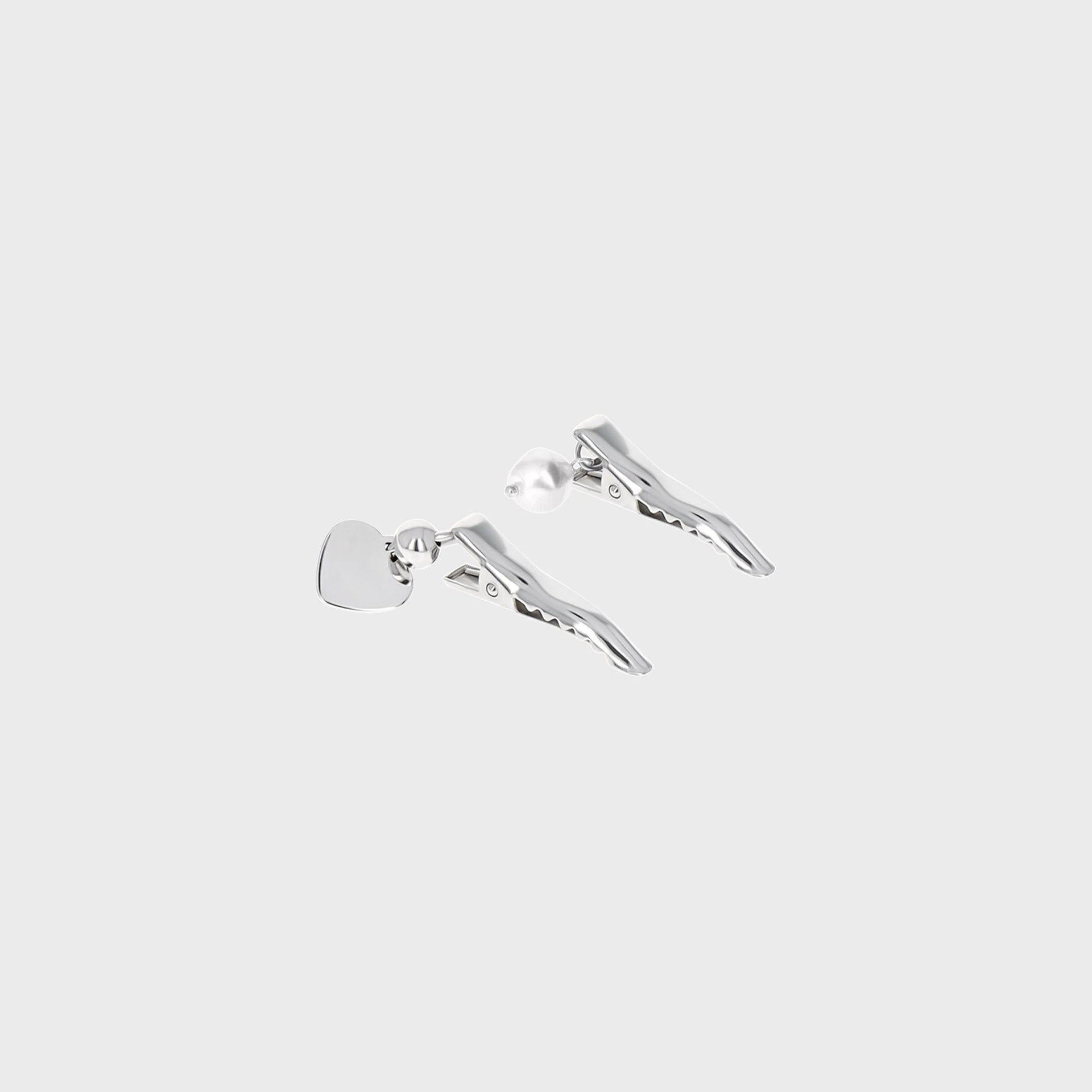 Justine Clenquet Kiki Hair Clip Set - Palladium