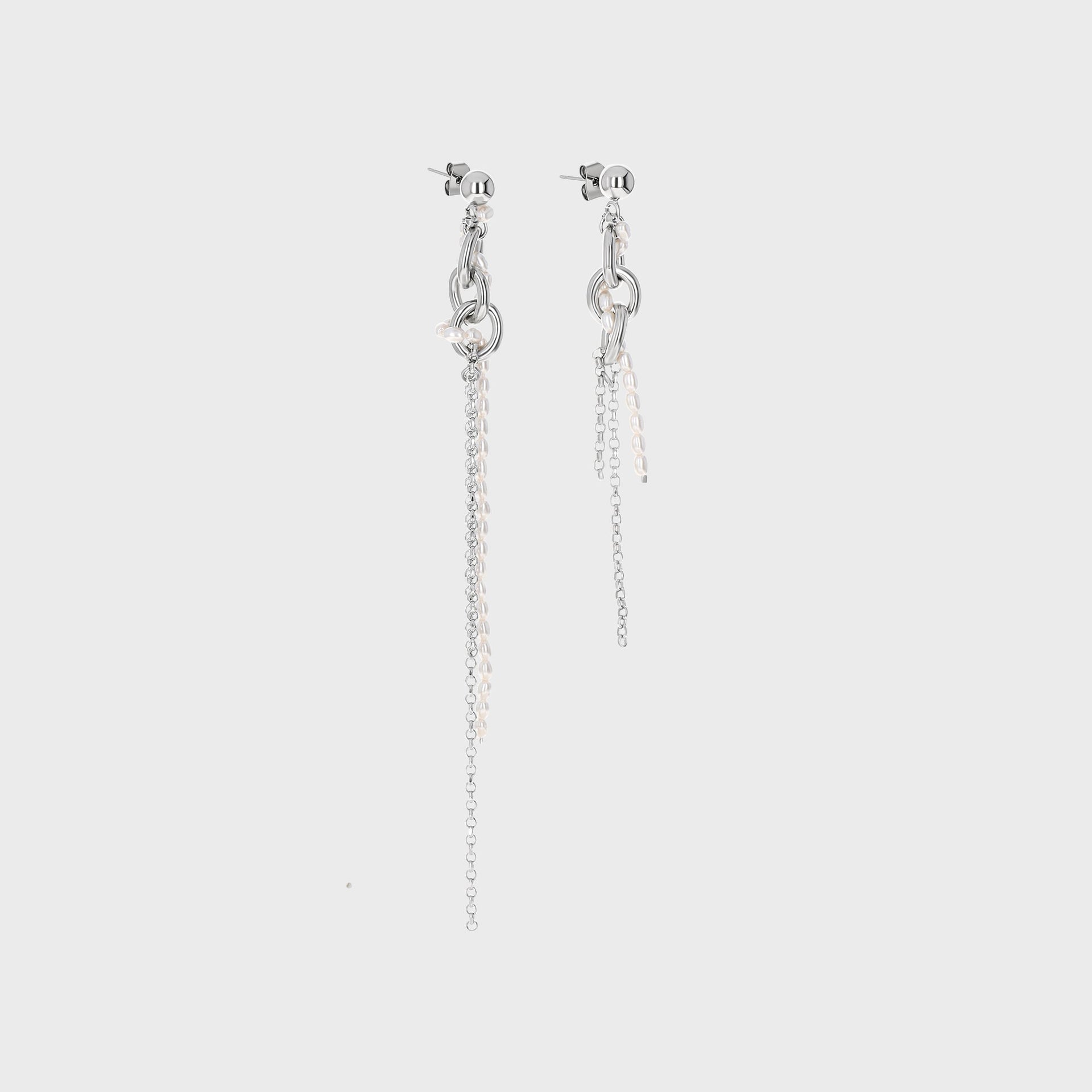 Justine Clenquet Salem Earring - Palladium