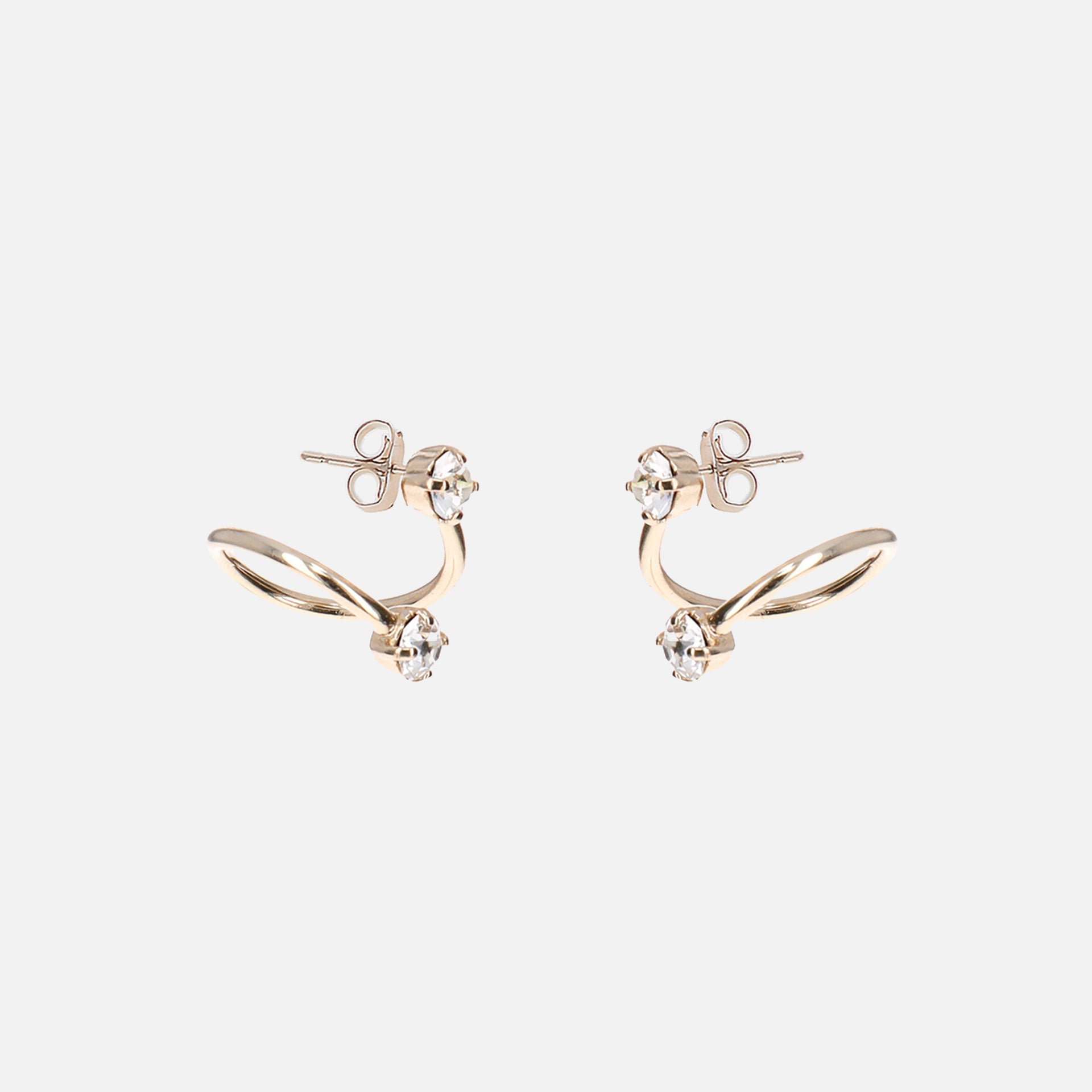 Justine Clenquet Maxine Earrings - Gold