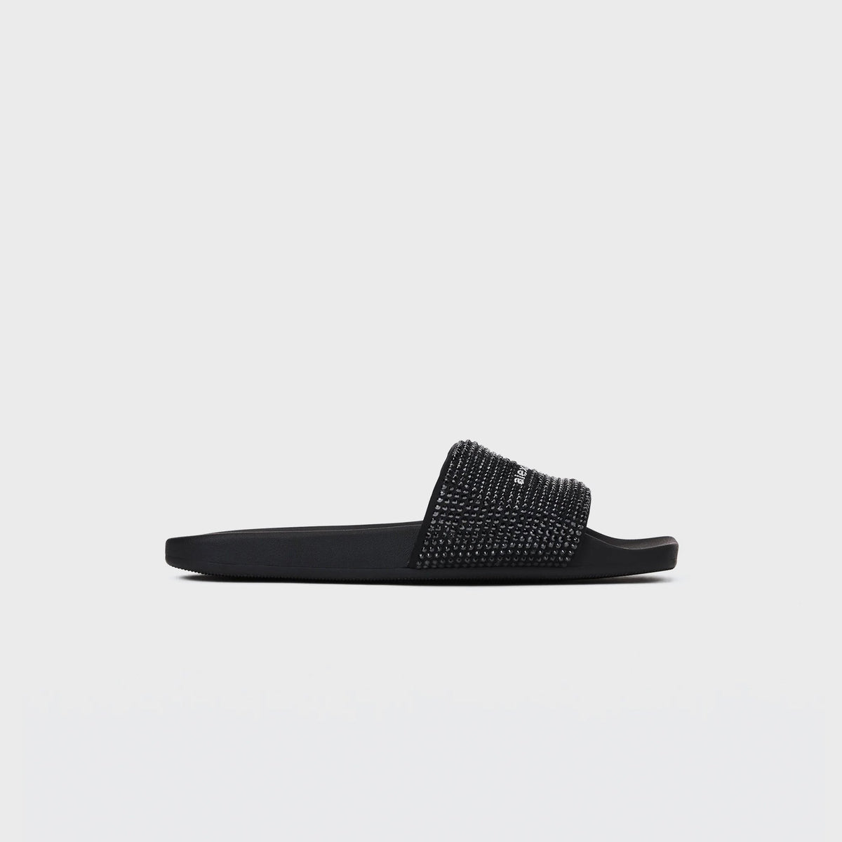 Alexander Wang AW Hotfix Pool Slide - Black / Jet