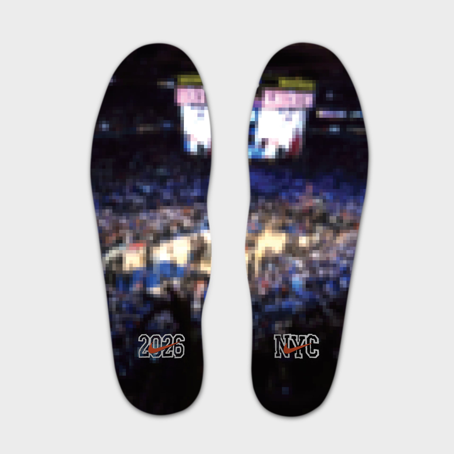 MADE-TO-ORDER | Nike Air Force 1 '01 "NYC" - White / Brilliant Orange / Rush Blue PH