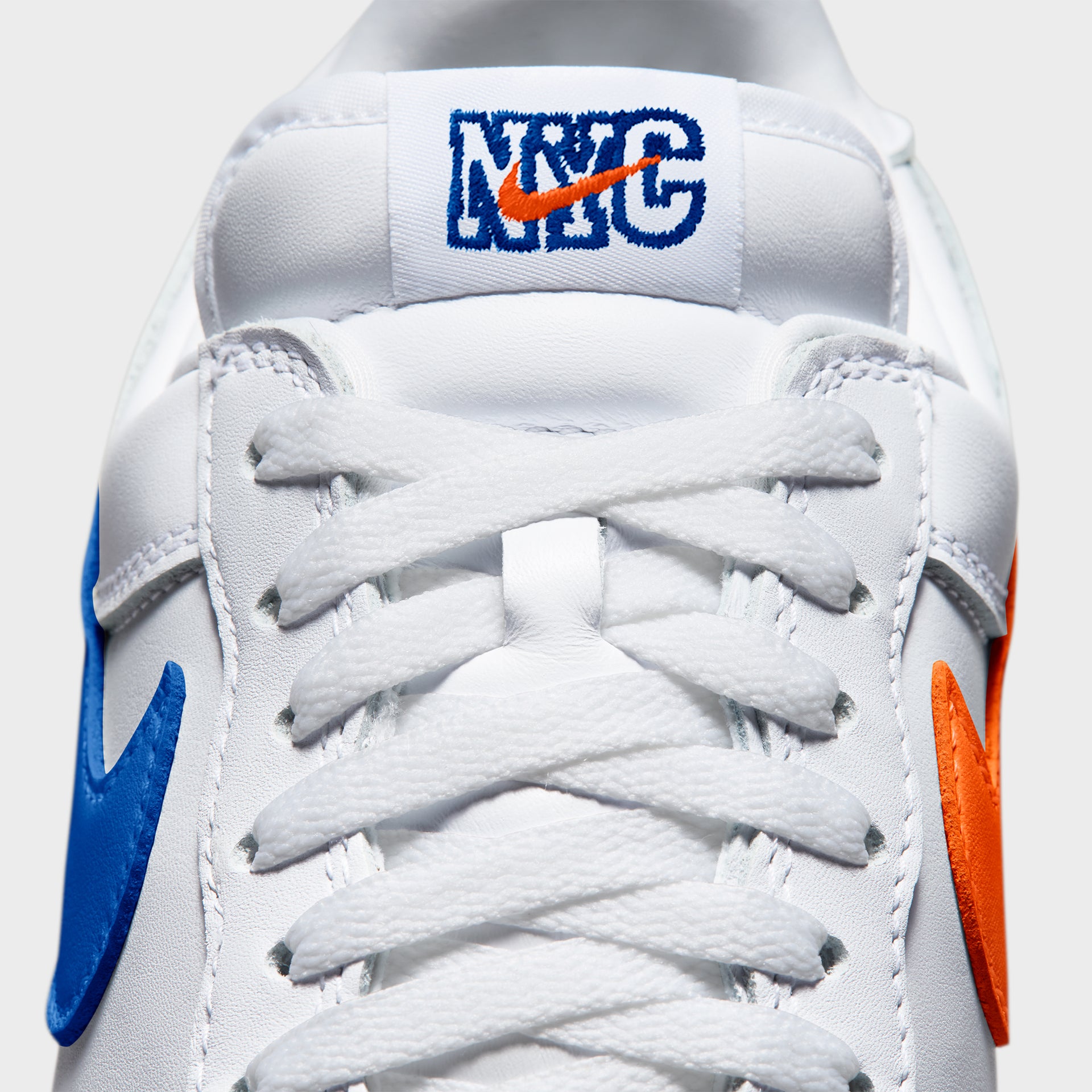 MADE-TO-ORDER | Nike Air Force 1 '01 "NYC" - White / Brilliant Orange / Rush Blue PH