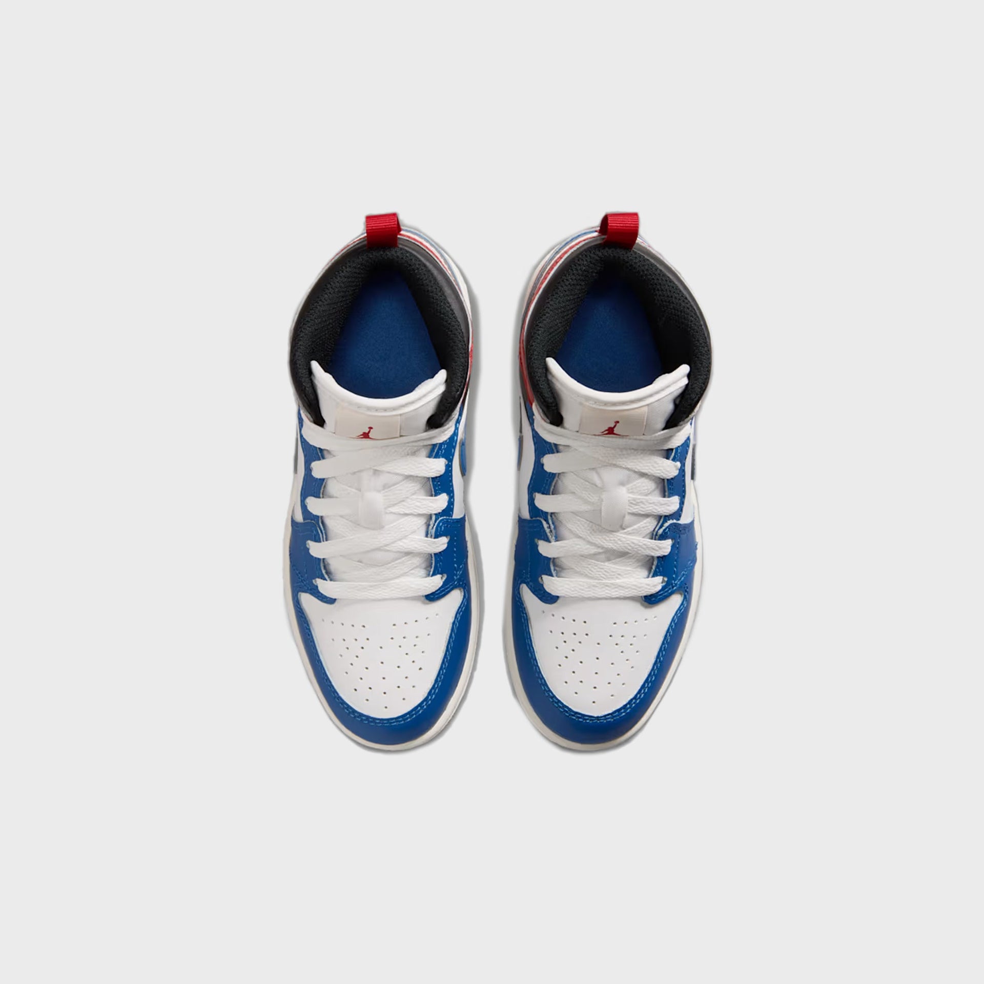 Jordan PS Jordan 1 Mid - True Blue / Varsity Red / Black / Summit White