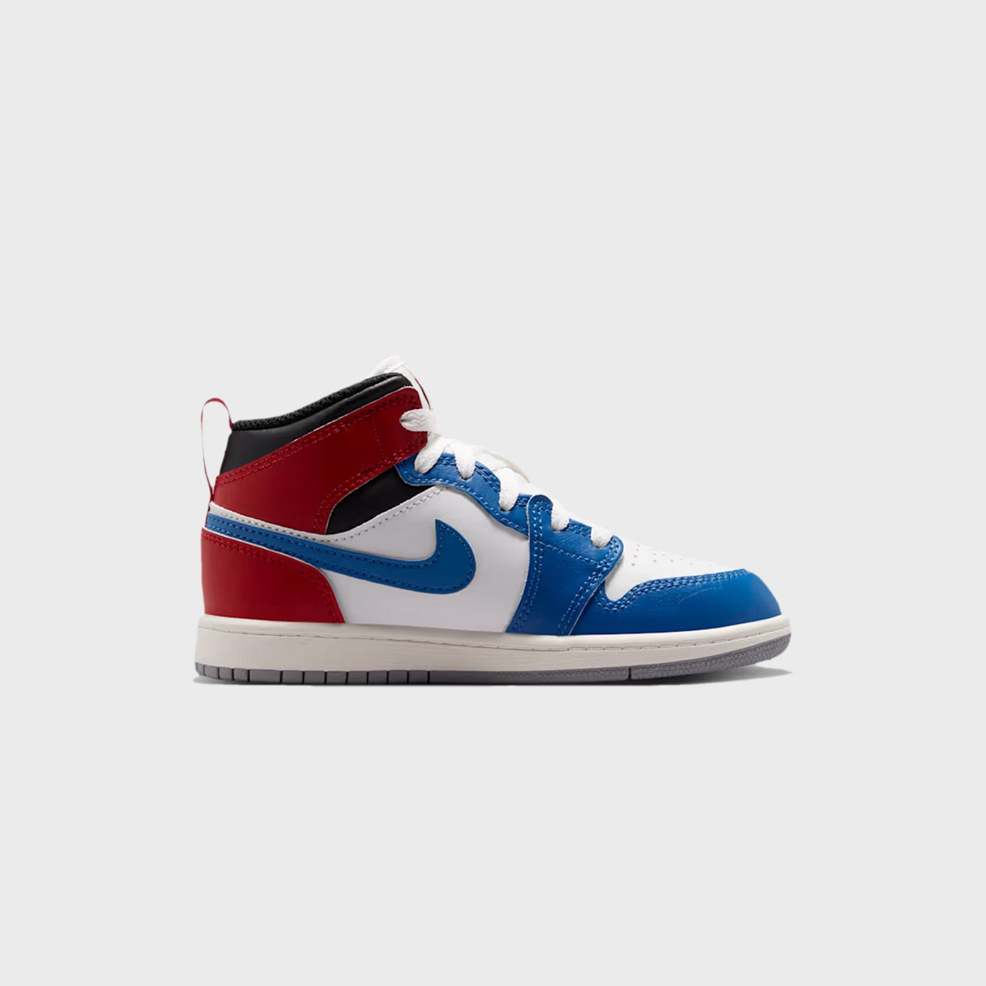 Jordan PS Jordan 1 Mid - True Blue / Varsity Red / Black / Summit White