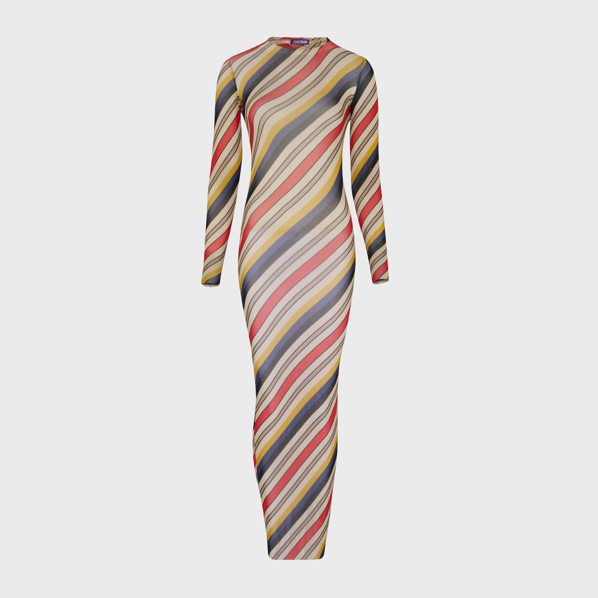 Jean Paul Gaultier The Retro Stripe Long Dress - Multi