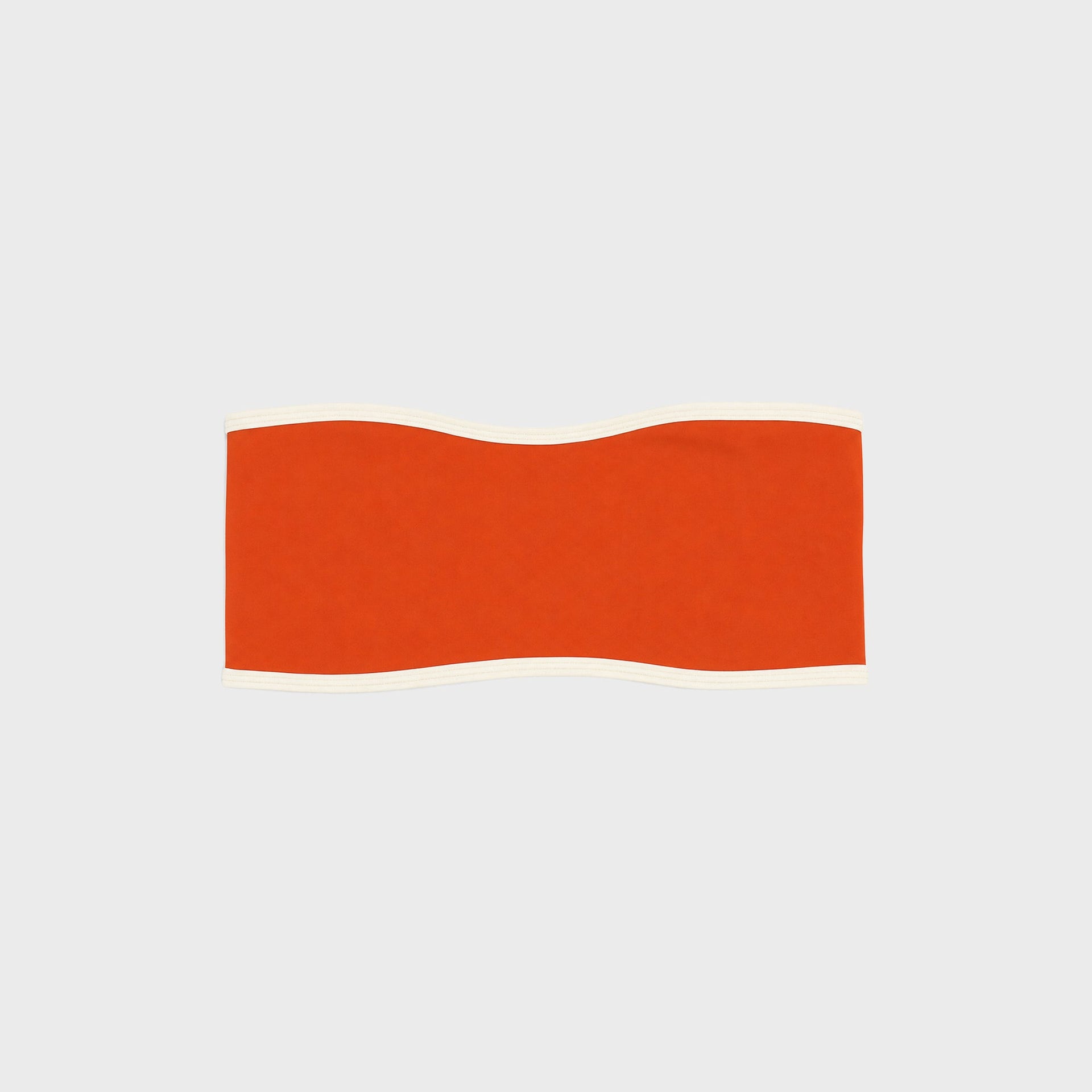 JADE All Around Bandeau Top - Orange / Ivory