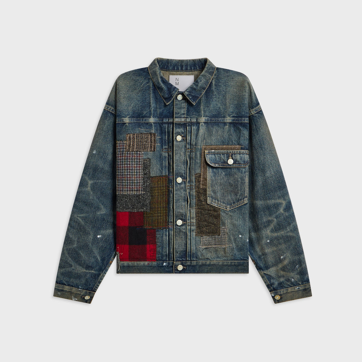Junya Watanabe MAN Distressed Five Pocket Jean - Indigo