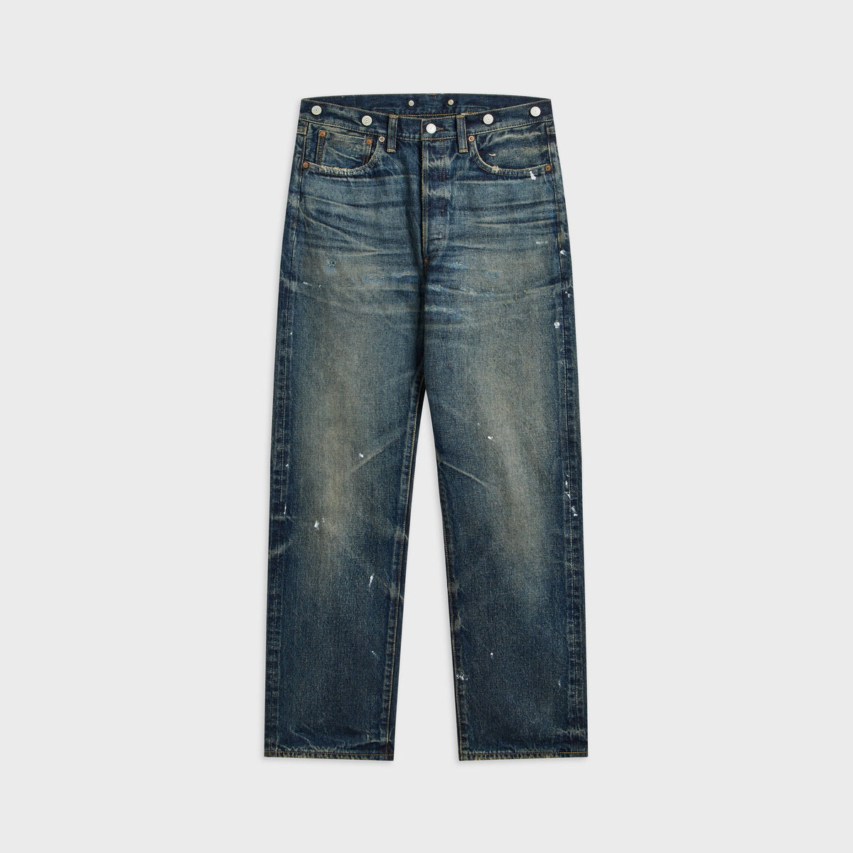 Junya Watanabe MAN Distressed Five Pocket Jean - Indigo / Grey / Black