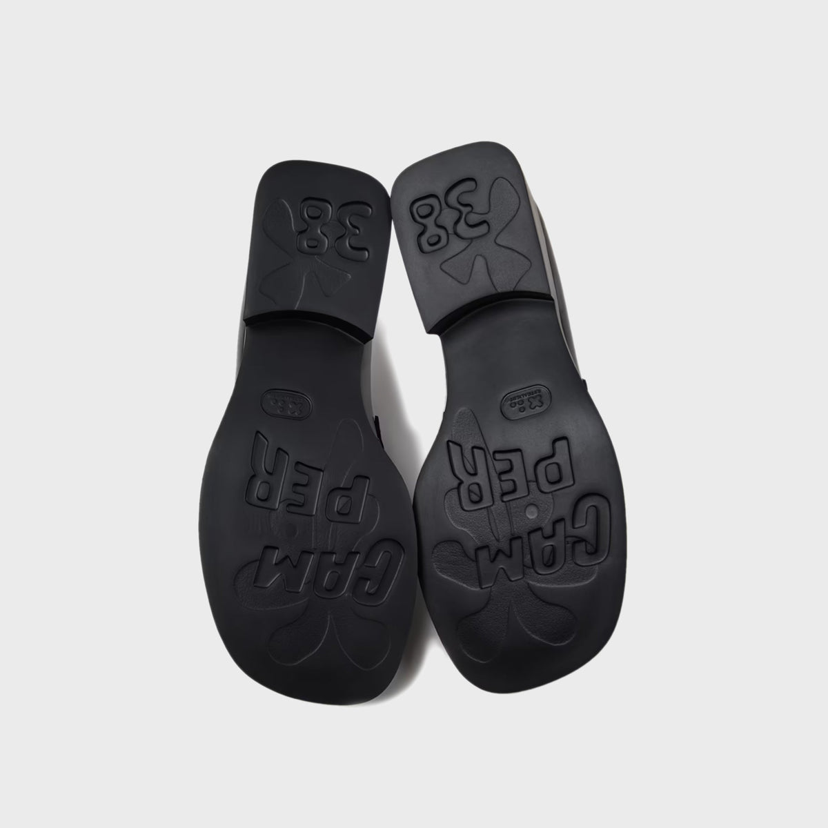 Camper WMNS Twins Fringed Loafers - Black