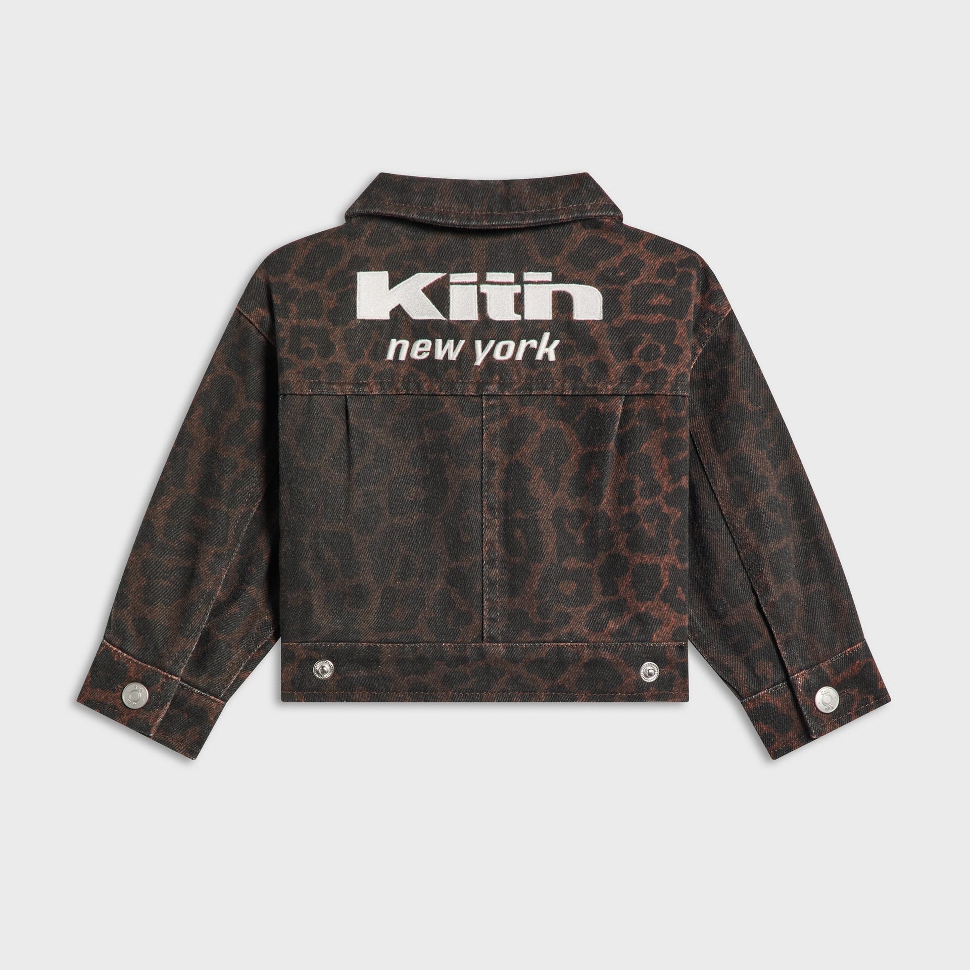 Kith Baby Leopard Alonzo Denim Jacket - Incognito - PH