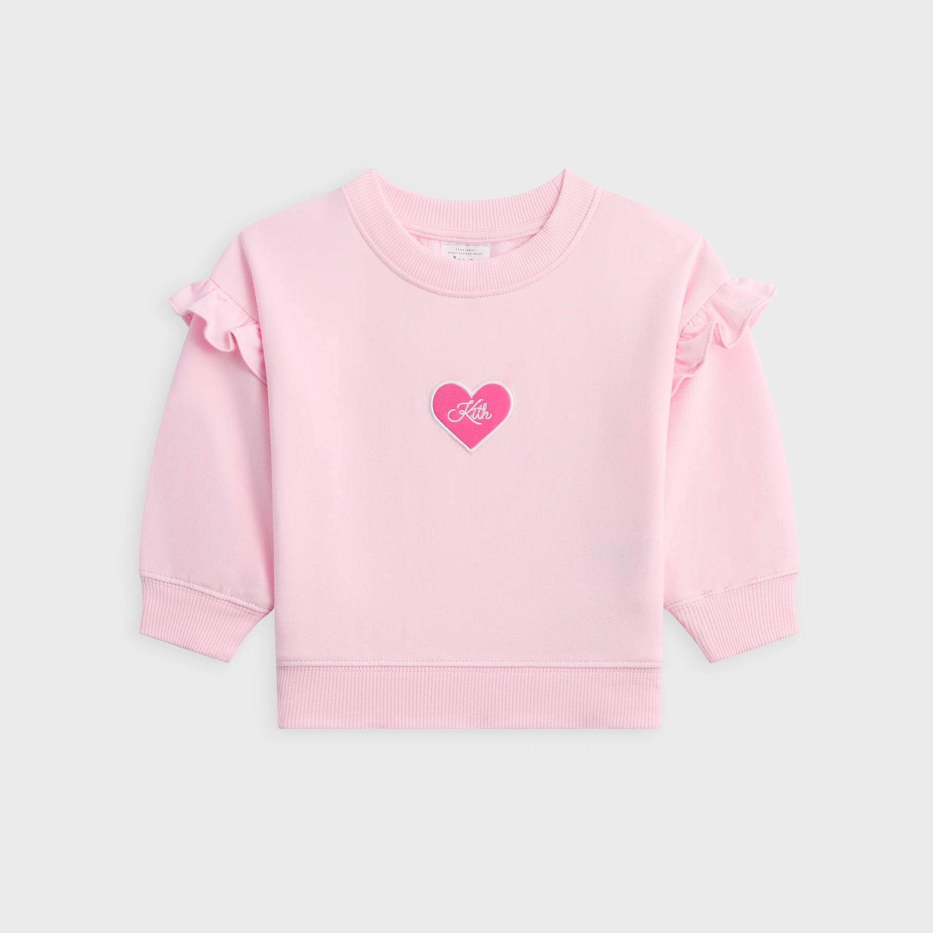 Kith Baby Heart Logo Nelson Crewneck Sweatshirt - Bloom - PH