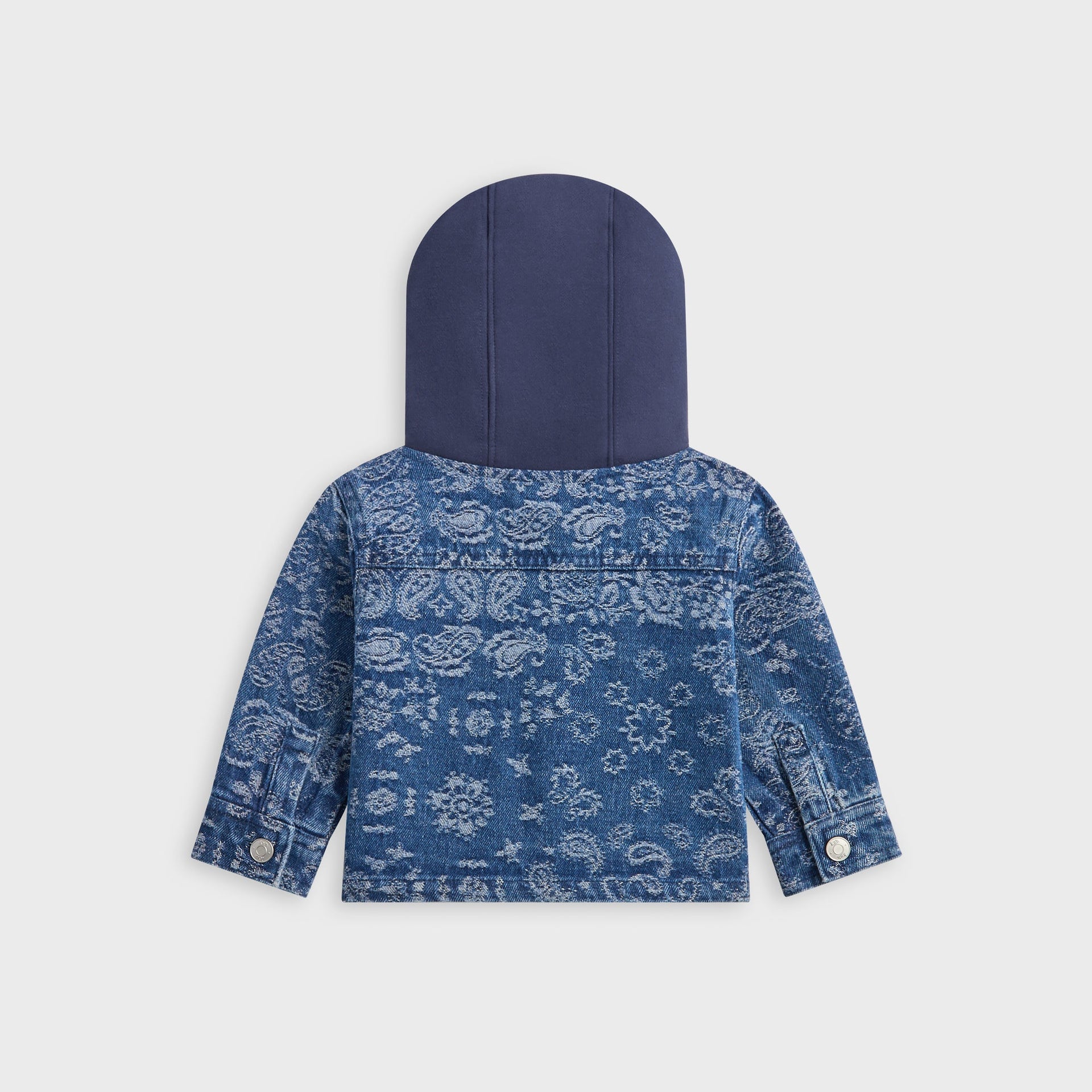 Kith Baby Paisley Hooded Ginza Shirt - Medium Indigo