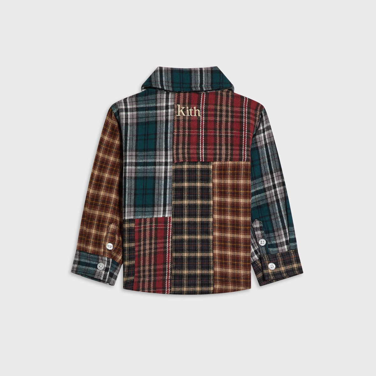 Kith Baby Patchwork Plaid Apollo Shirt - Chest