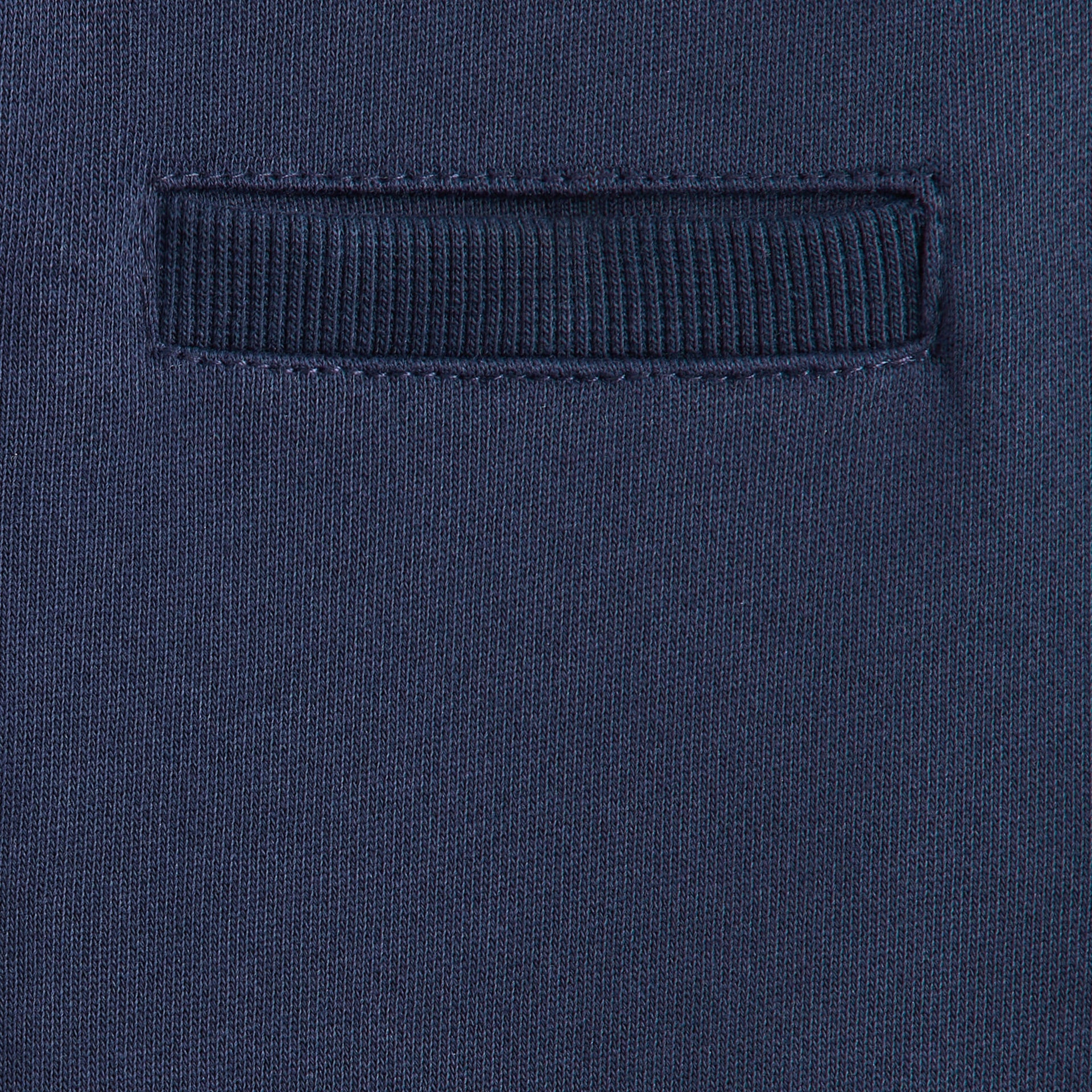 Kith Baby Williams II Pant, close-up of navy welt back pocket detail