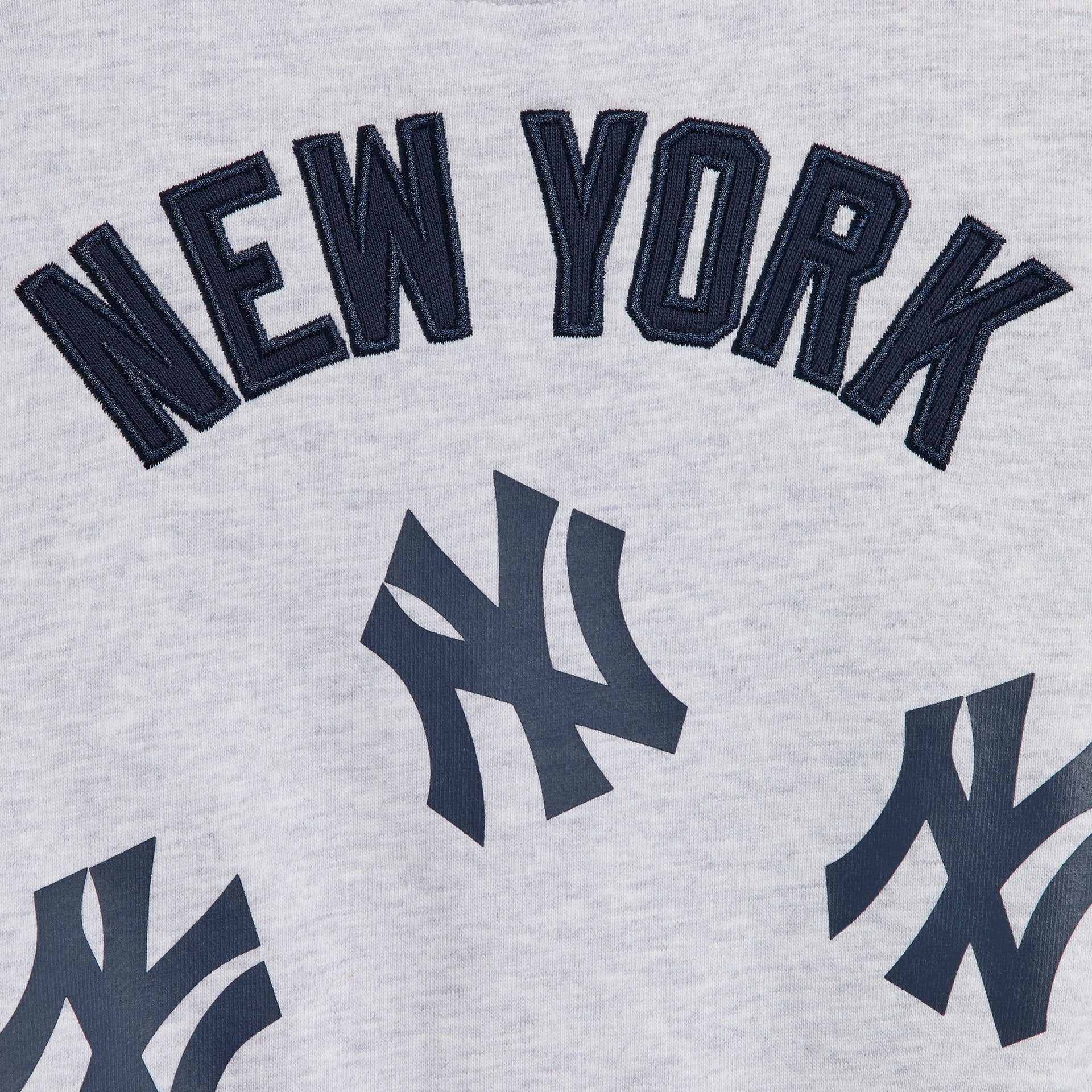Kith Baby for the New York Yankees Nelson Crewneck - Light Heather Grey - PH