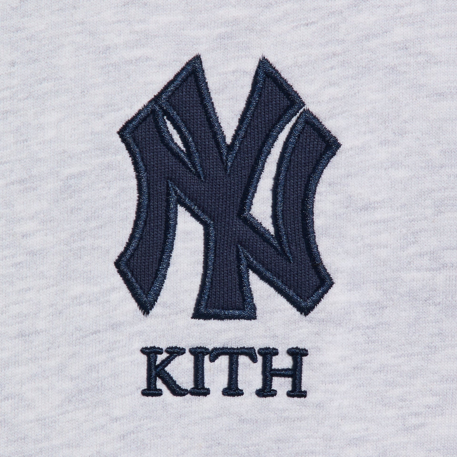 Kith Baby for the New York Yankees Nelson Crewneck - Light Heather Grey - PH