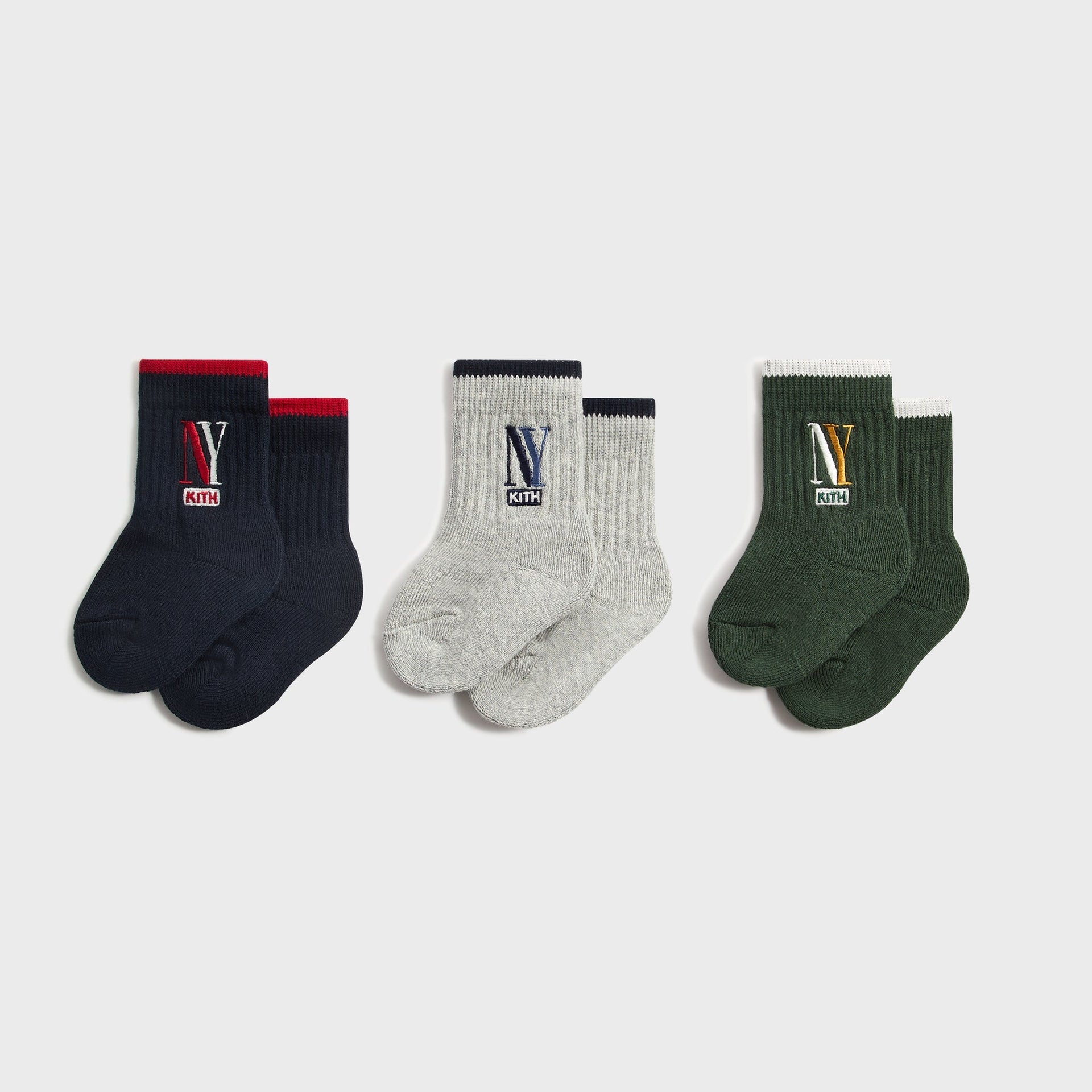Kith Baby 3-Pack NY Socks - Multi - PH
