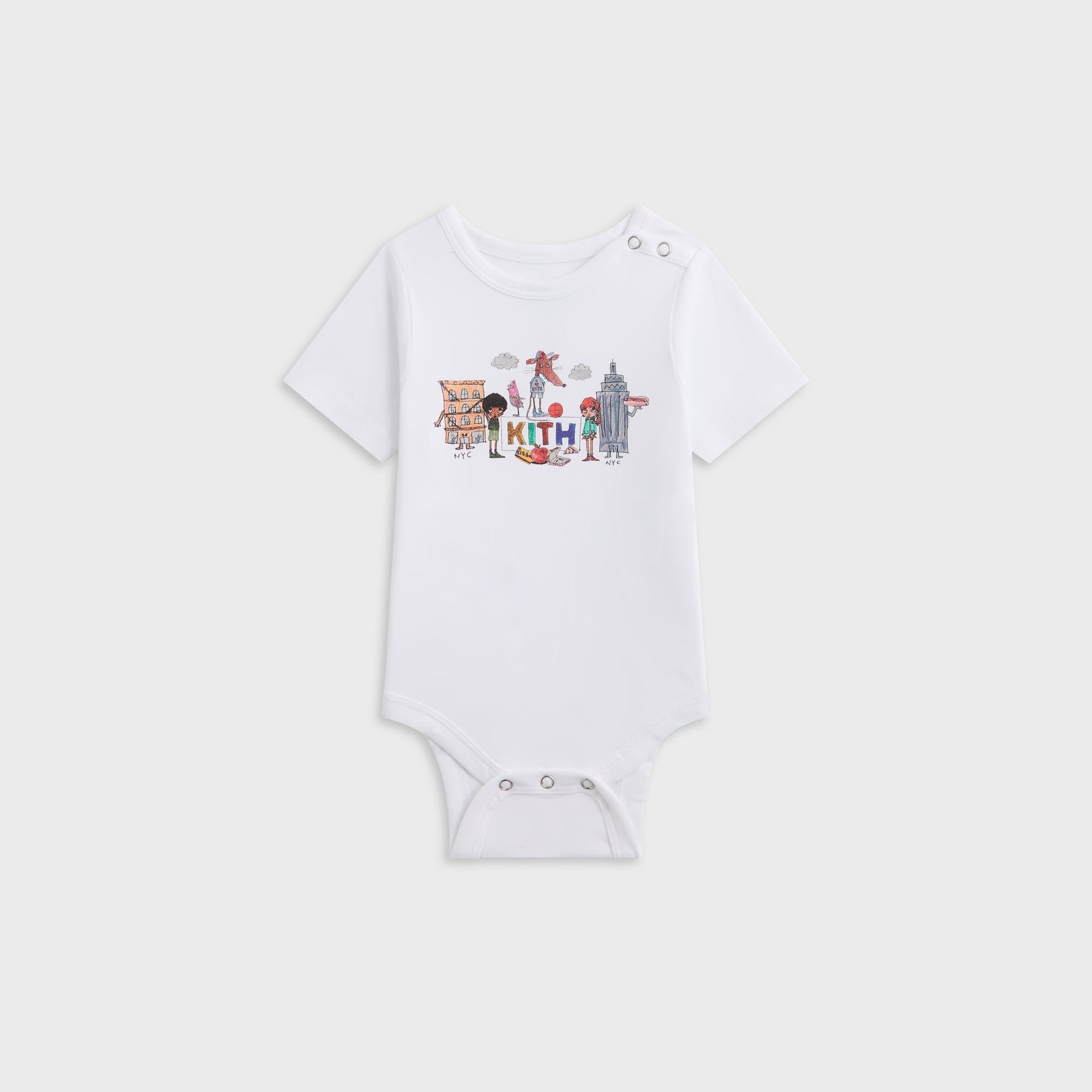 Kith Baby for Matthew Langille Graphic Bodysuit - White - PH
