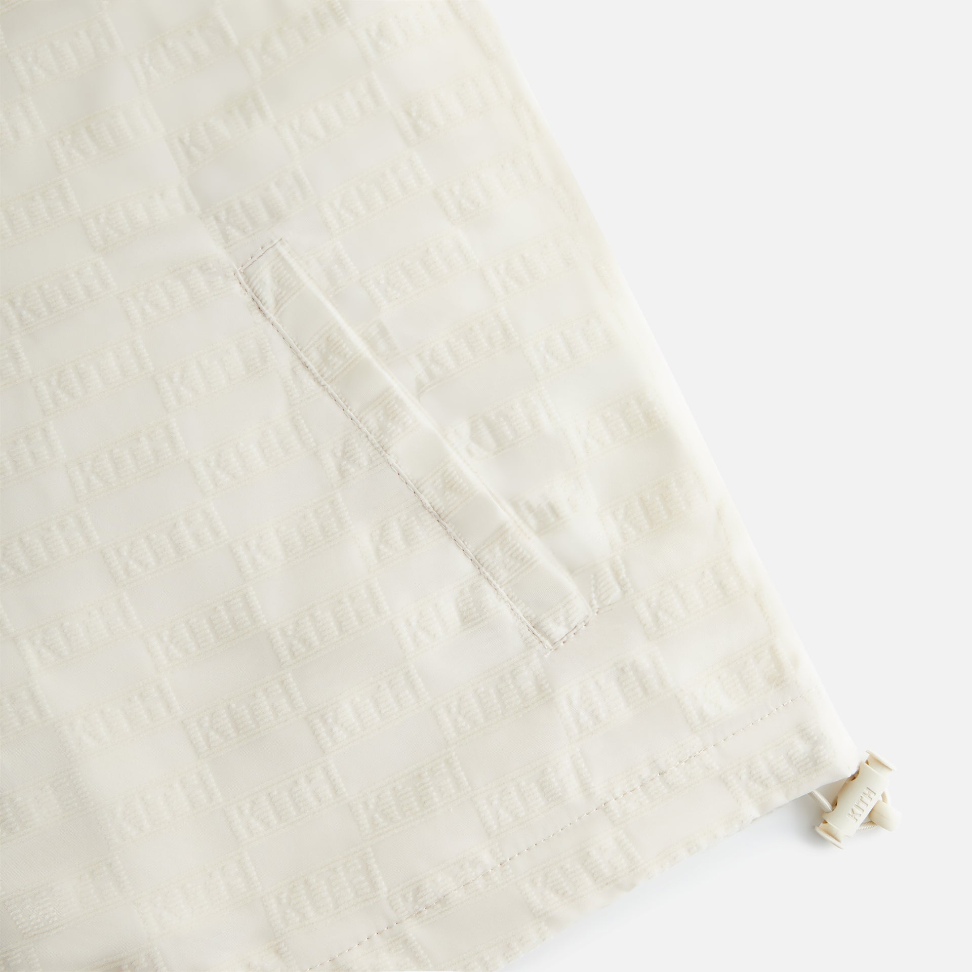 Kith Kids Flocked Monogram Coaches Jacket - Veil