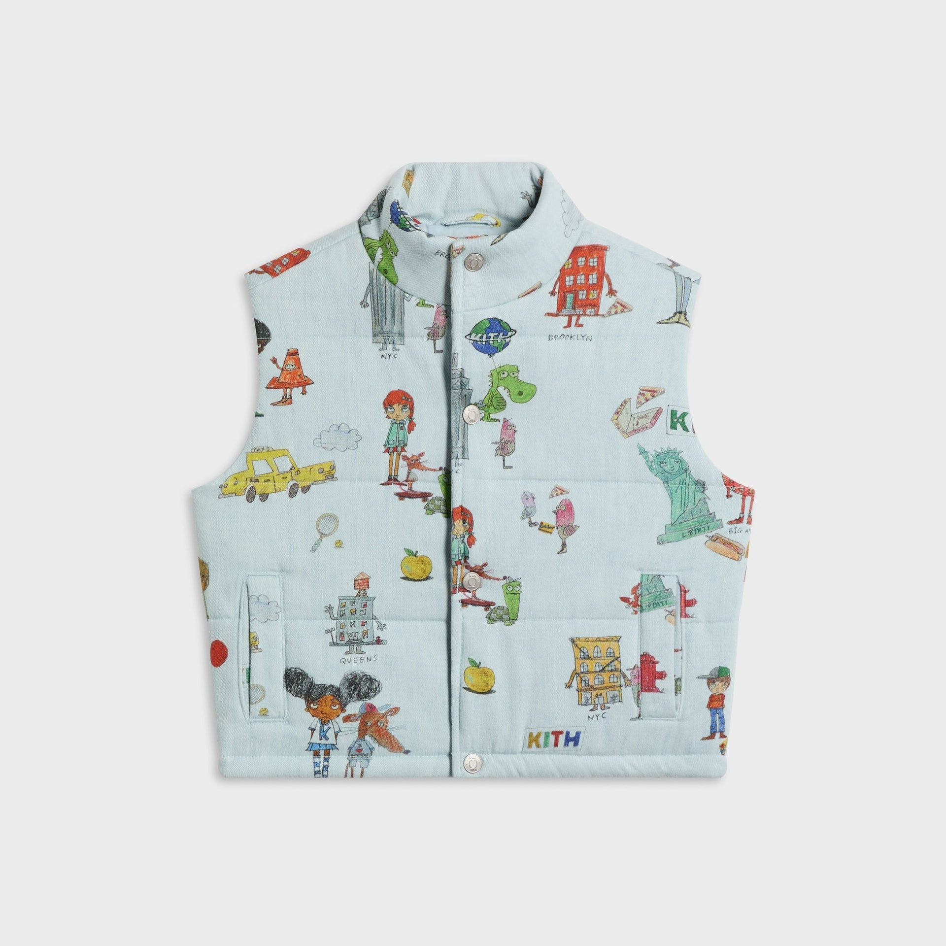 Kith Kids for Matthew Langille Puffer Vest - Polar - PH