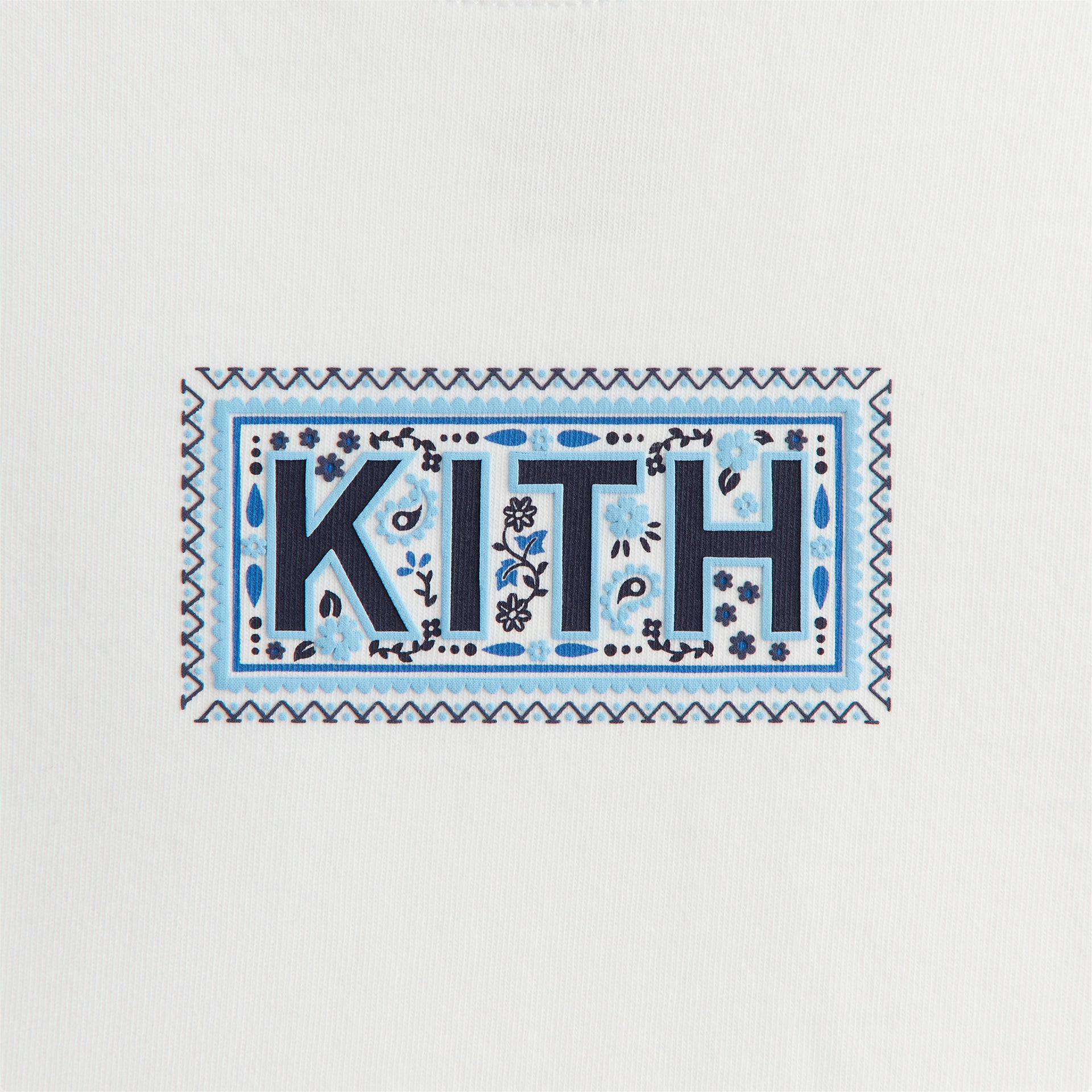Kith Kids Needlepoint Tee in White