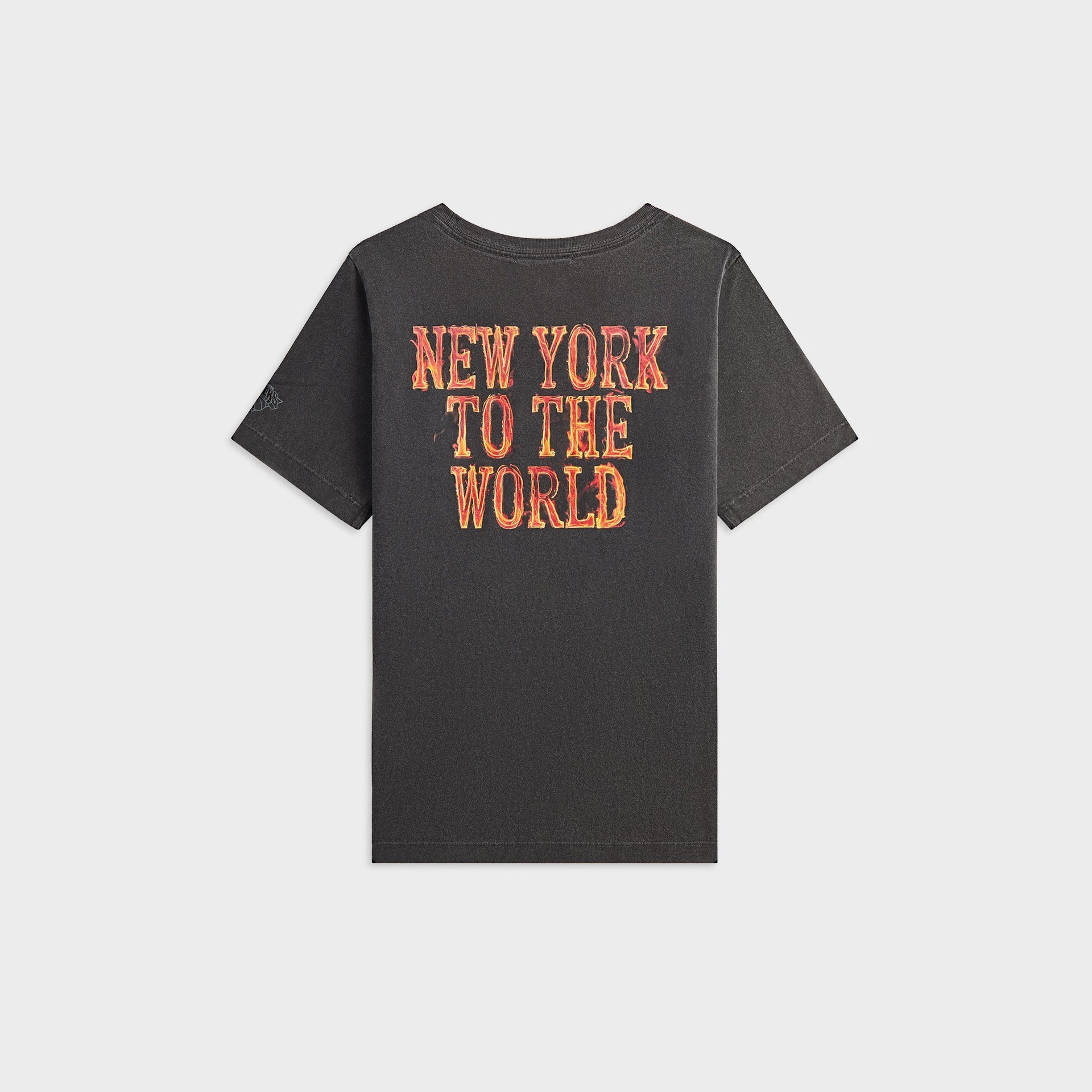 Kith Kids for the New York Knicks Vintage Fire Tee - Black