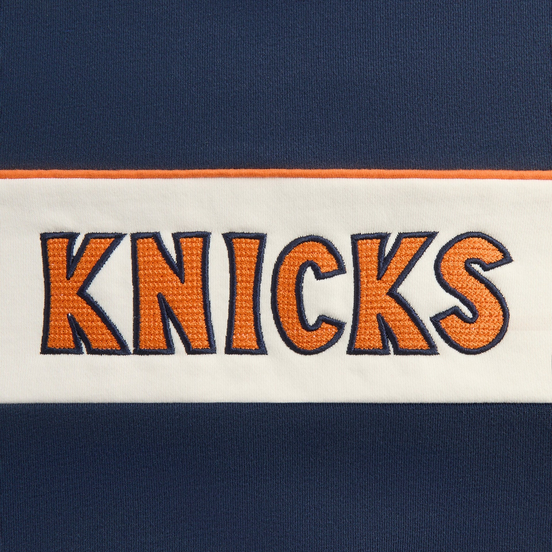 Kith Kids for the New York Knicks Coach Nelson Collared Pullover - Nocturnal