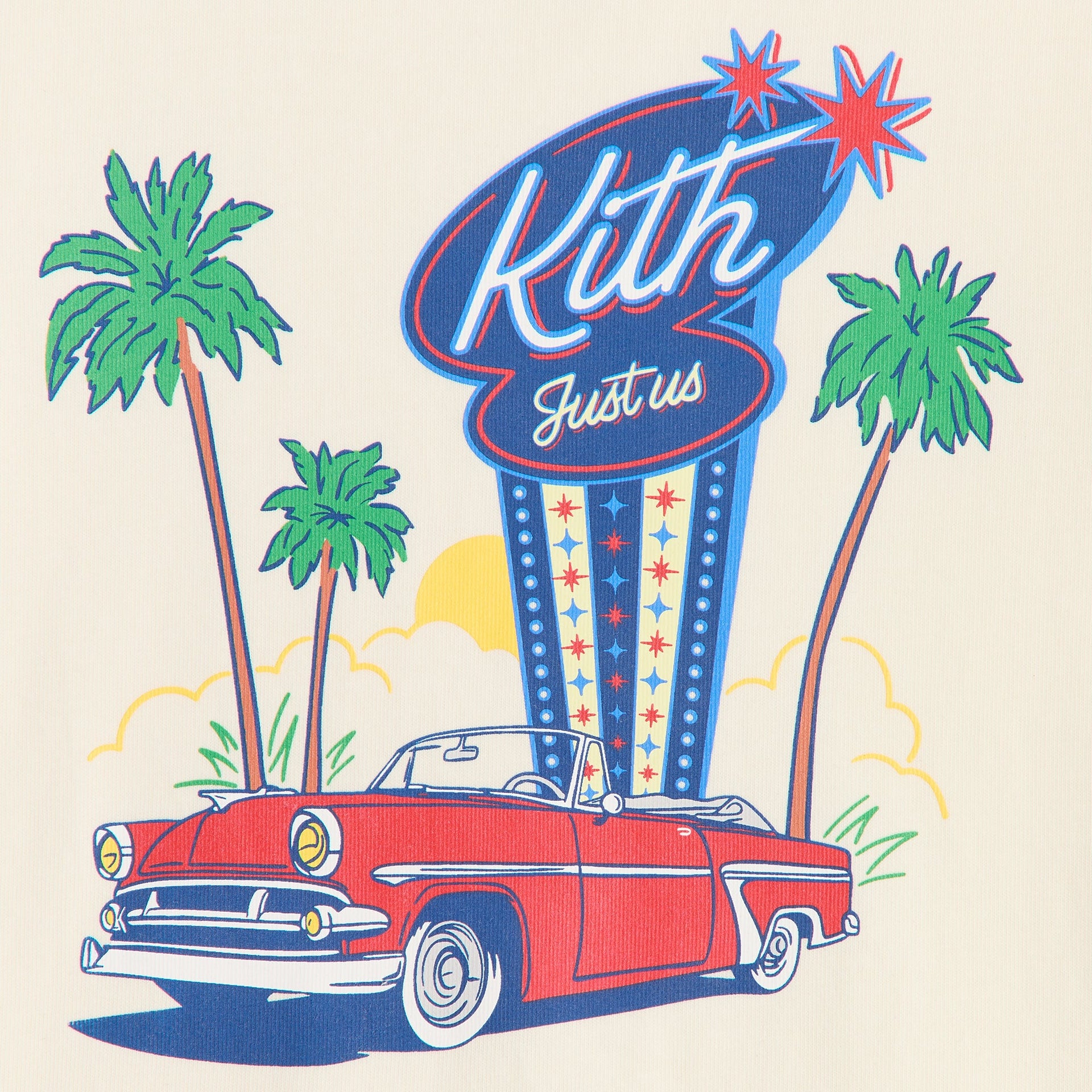 Kith Kids Drive In Graphic Tee - Silk