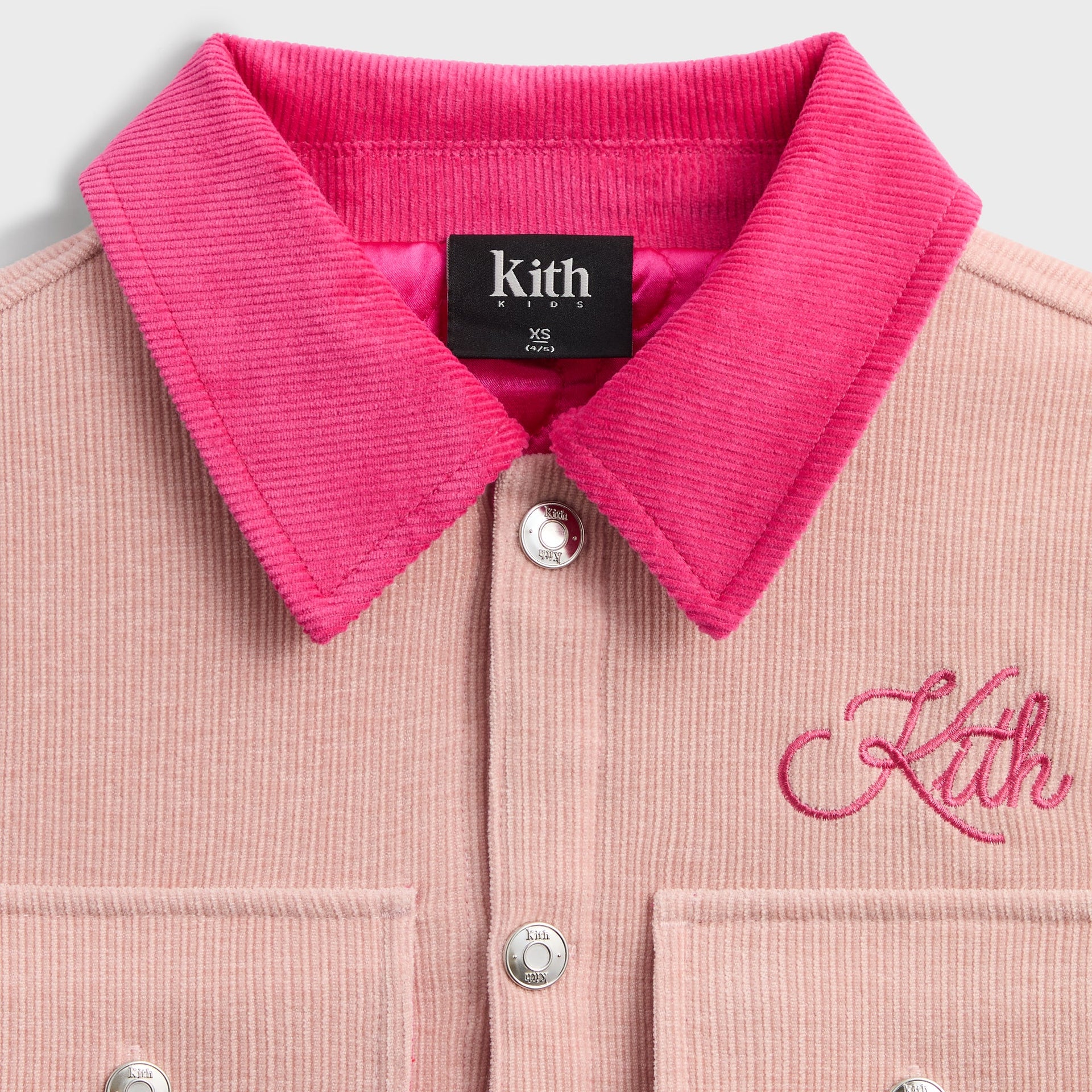 Kith Kids Cropped Ora Shacket - Dusty Quartz