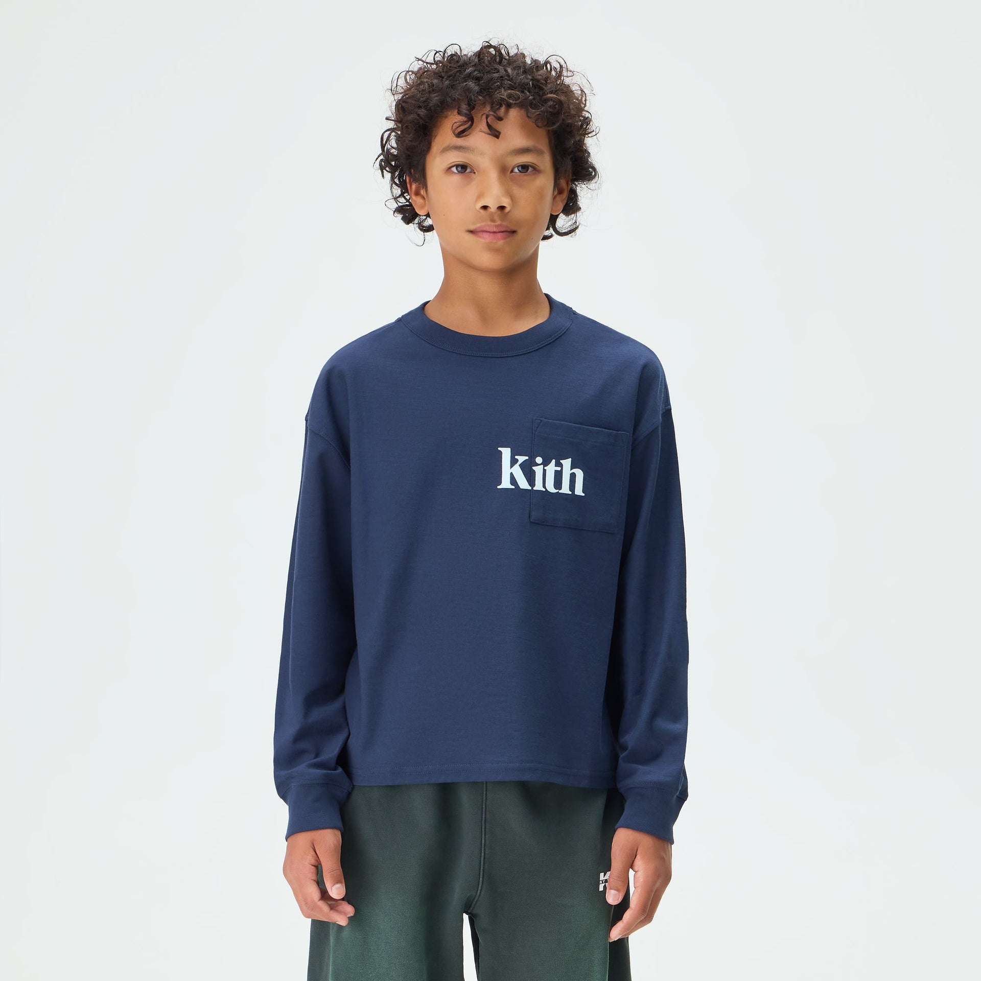 Kith Kids Long Sleeve Quinn Tee - Nocturnal