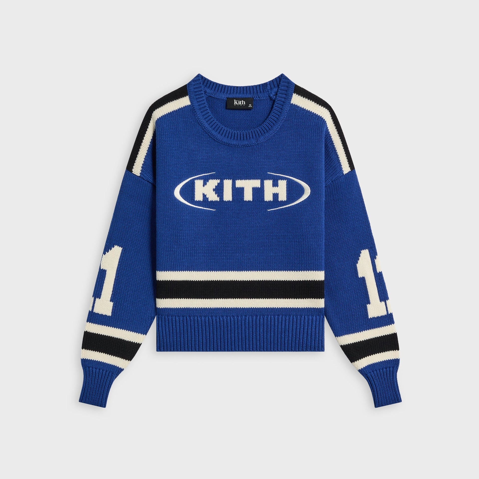Kith Kids Varsity Nelson Knit Crewneck - Cyanotype - PH
