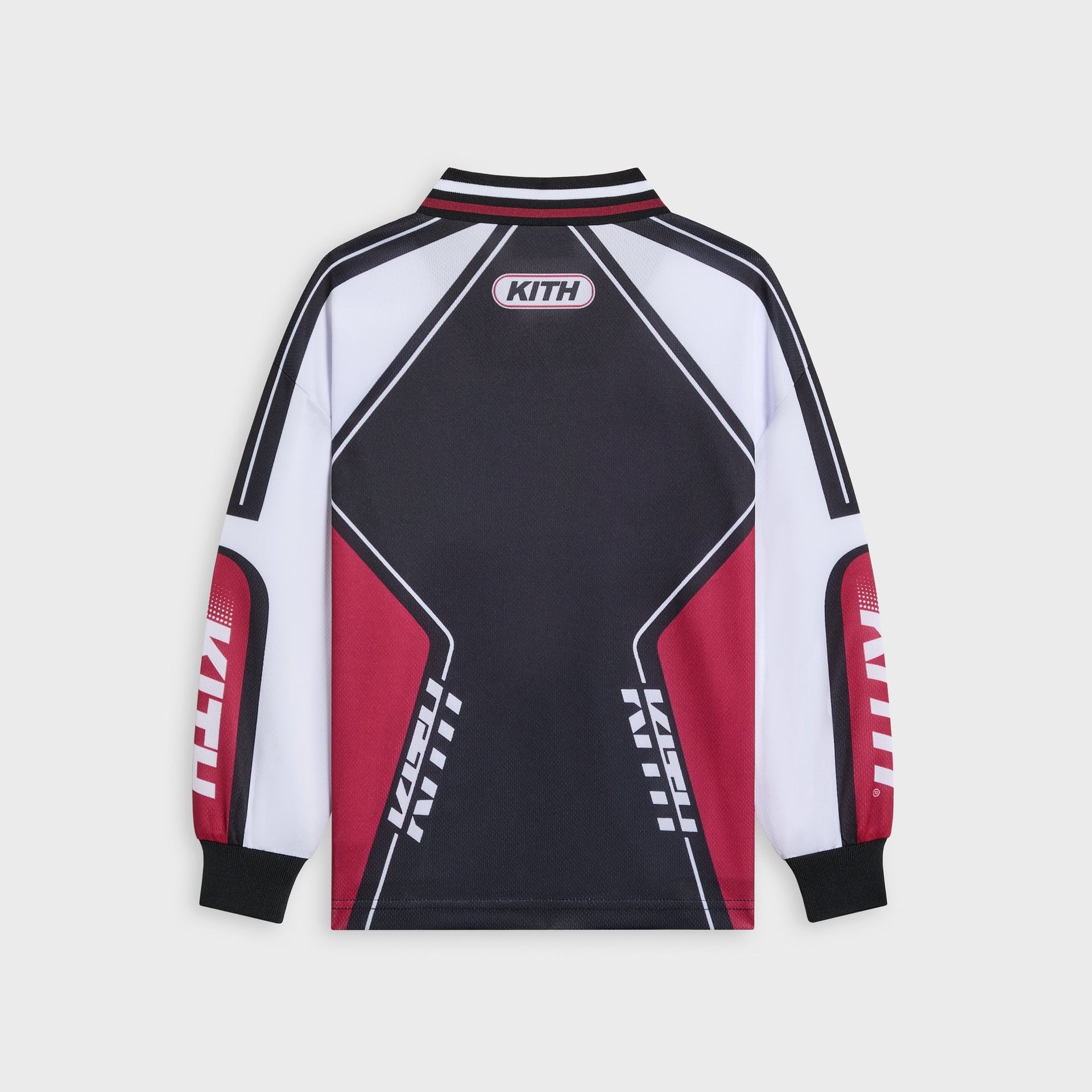 Kith Kids Moto Mesh Long Sleeve Donovan Tee - Black - PH