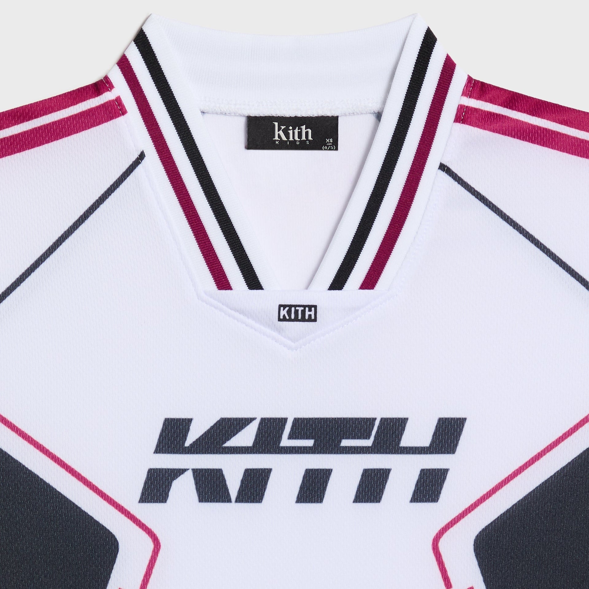 Kith Kids Moto Mesh Cropped Long Sleeve Mika Tee - White - PH