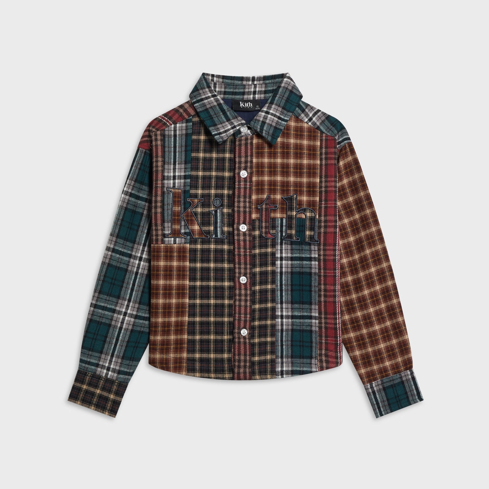 Kith Kids Patchwork Plaid Apollo Shirt - Chest - PH