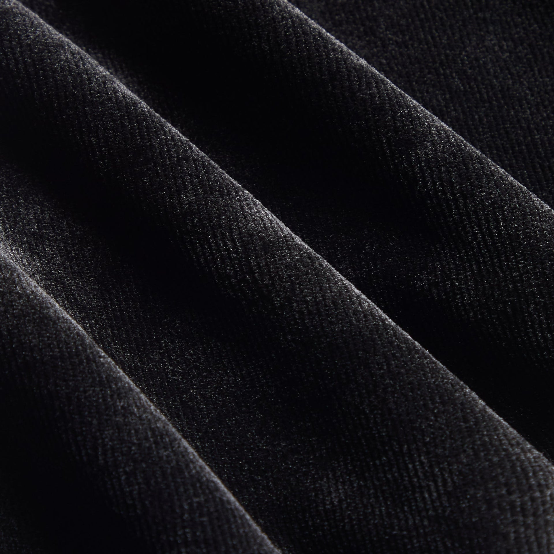 Kith Kids Textured V-Neck Collar Nelson Sweatshirt - Black