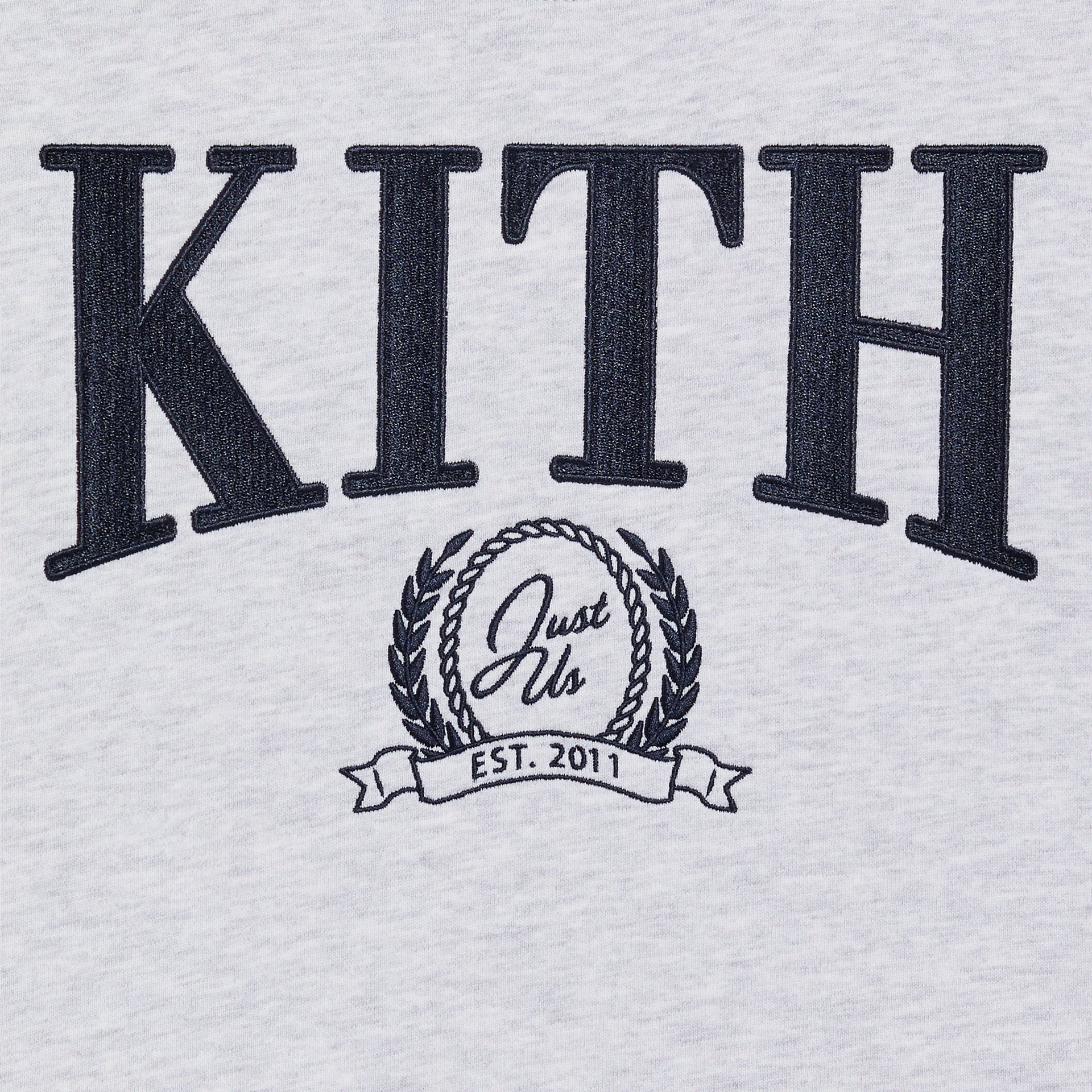 Kith Kids Collegiate Nelson Crewneck - Light Heather Grey - PH