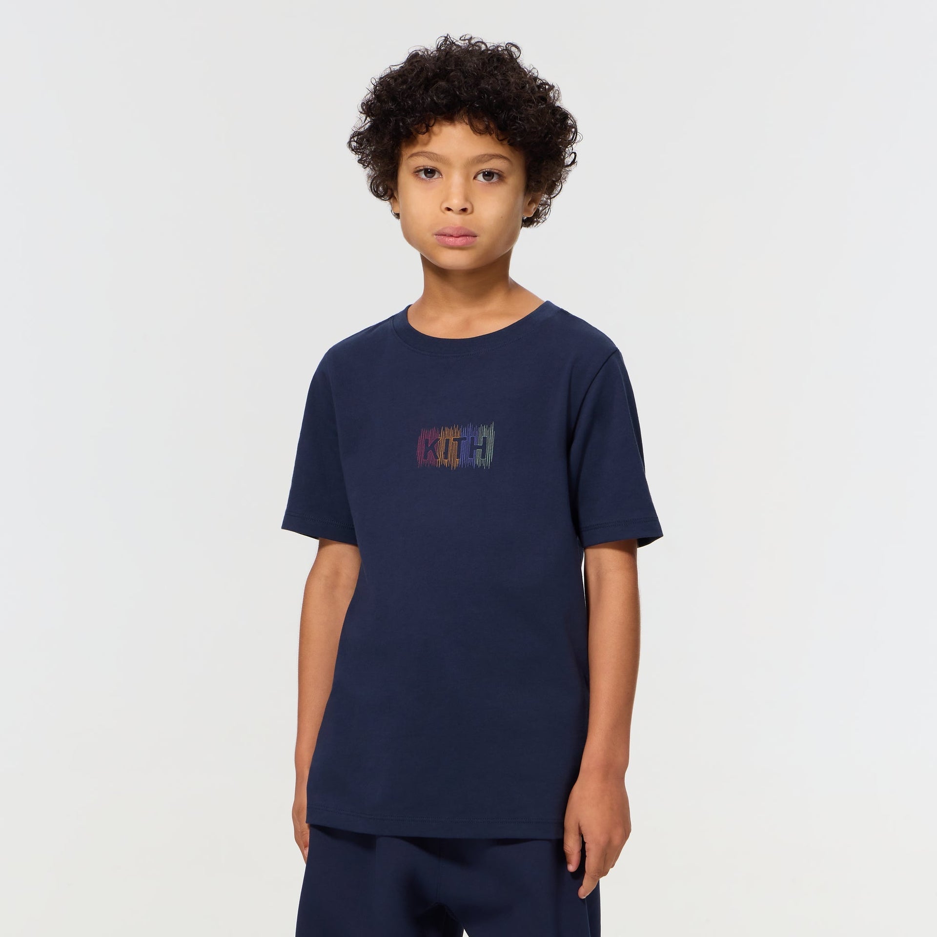 Kith Kids Sketched Classic Logo Tee - Nocturnal - PH
