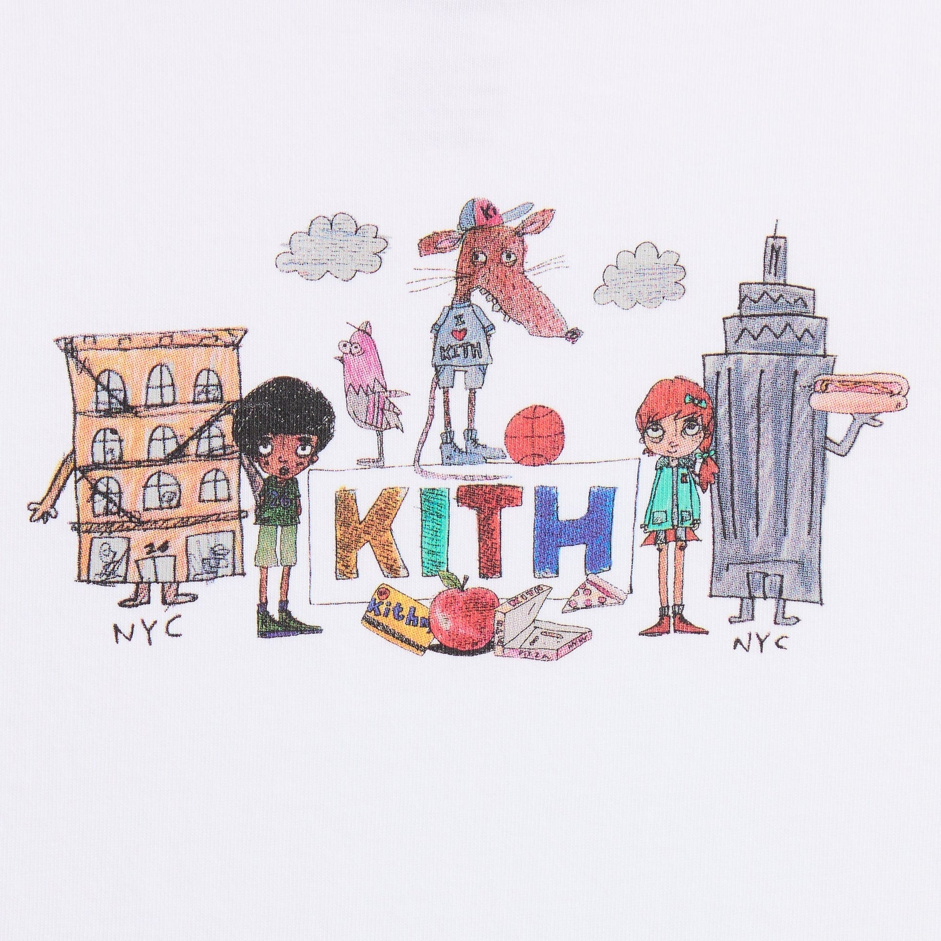 Kith Kids for Matthew Langille Graphic Tee - White - PH