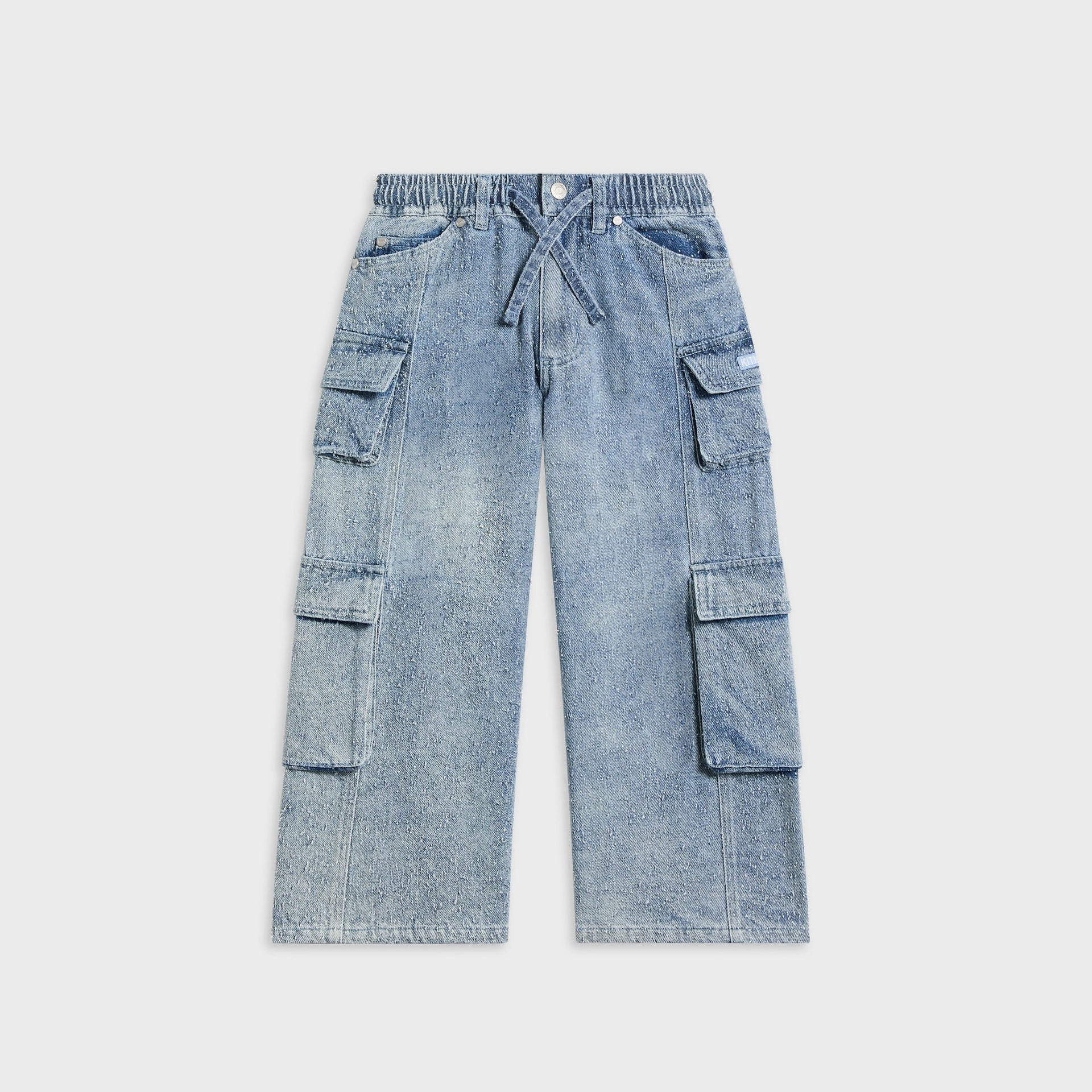 Kith Kids Textured Denim Zane Cargo Pant - Indigo - PH