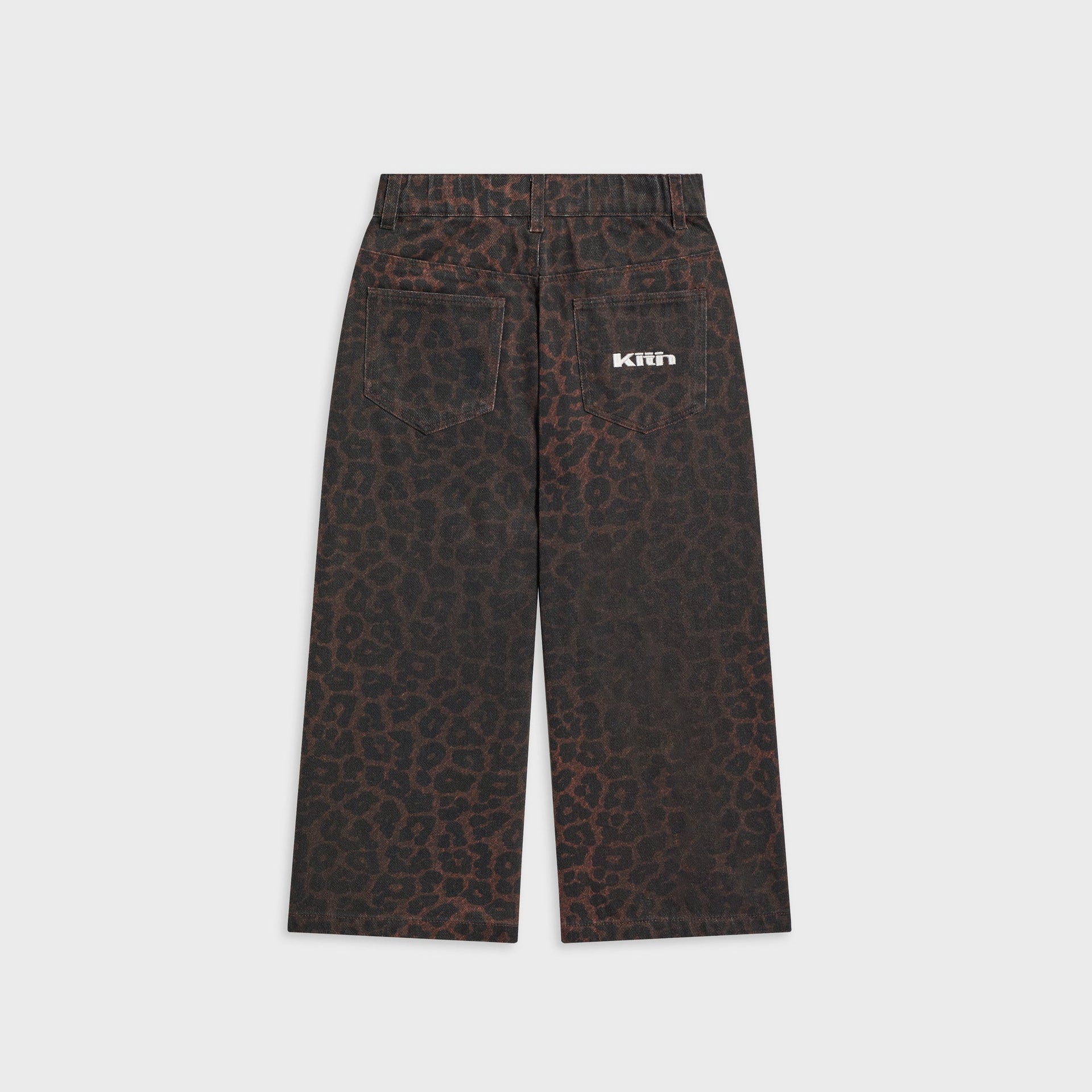 Kith Kids Leopard Heston Wide Leg Jean - Incognito - PH